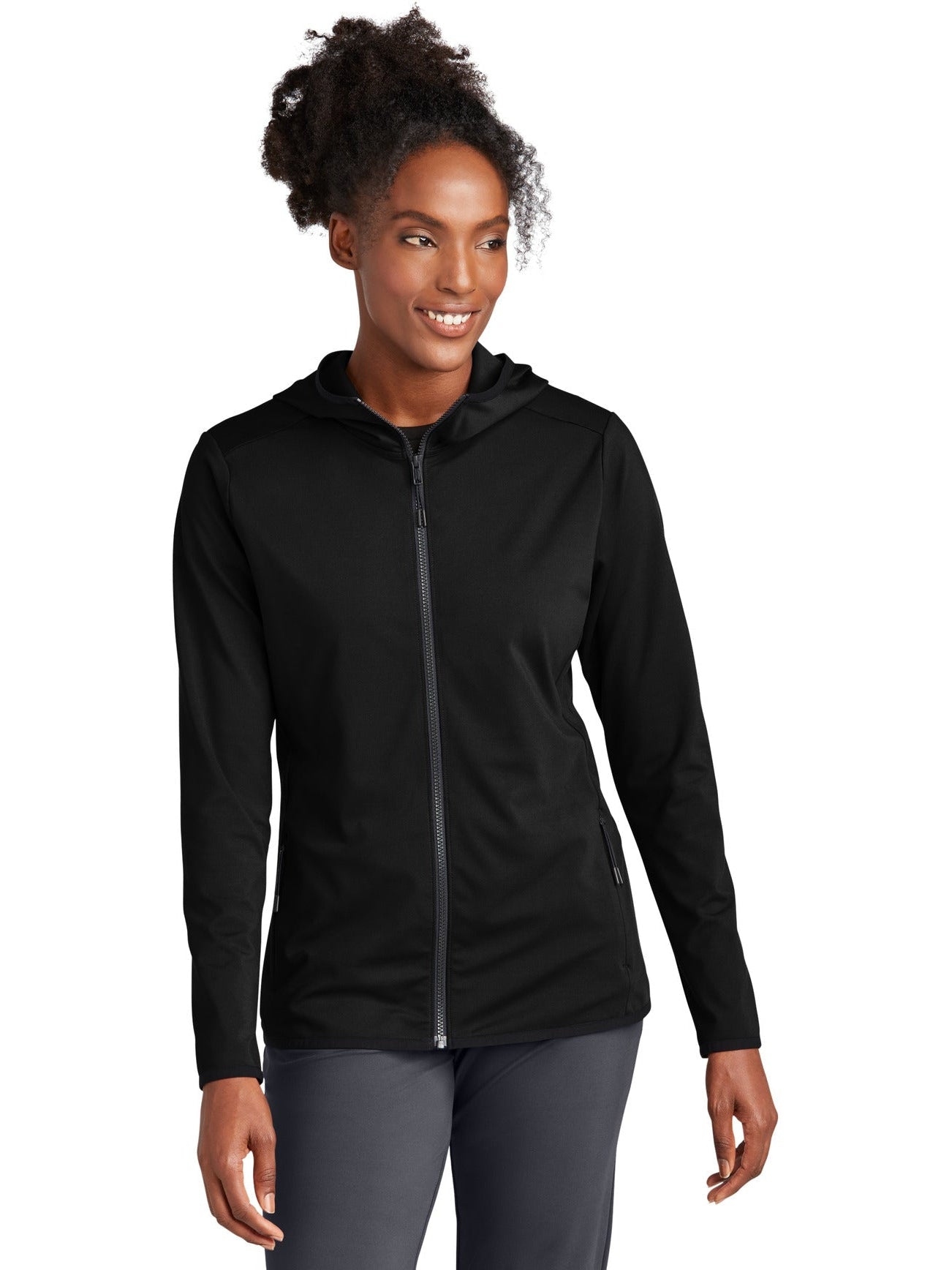 Sport-Tek Ladies Circuit Hooded Full-Zip