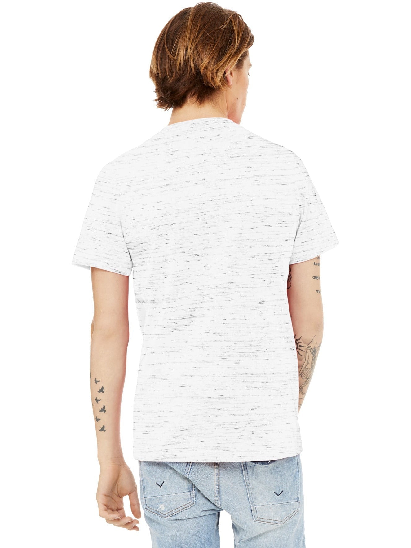 Bella+Canvas Unisex Textured Jersey V-Neck Tee