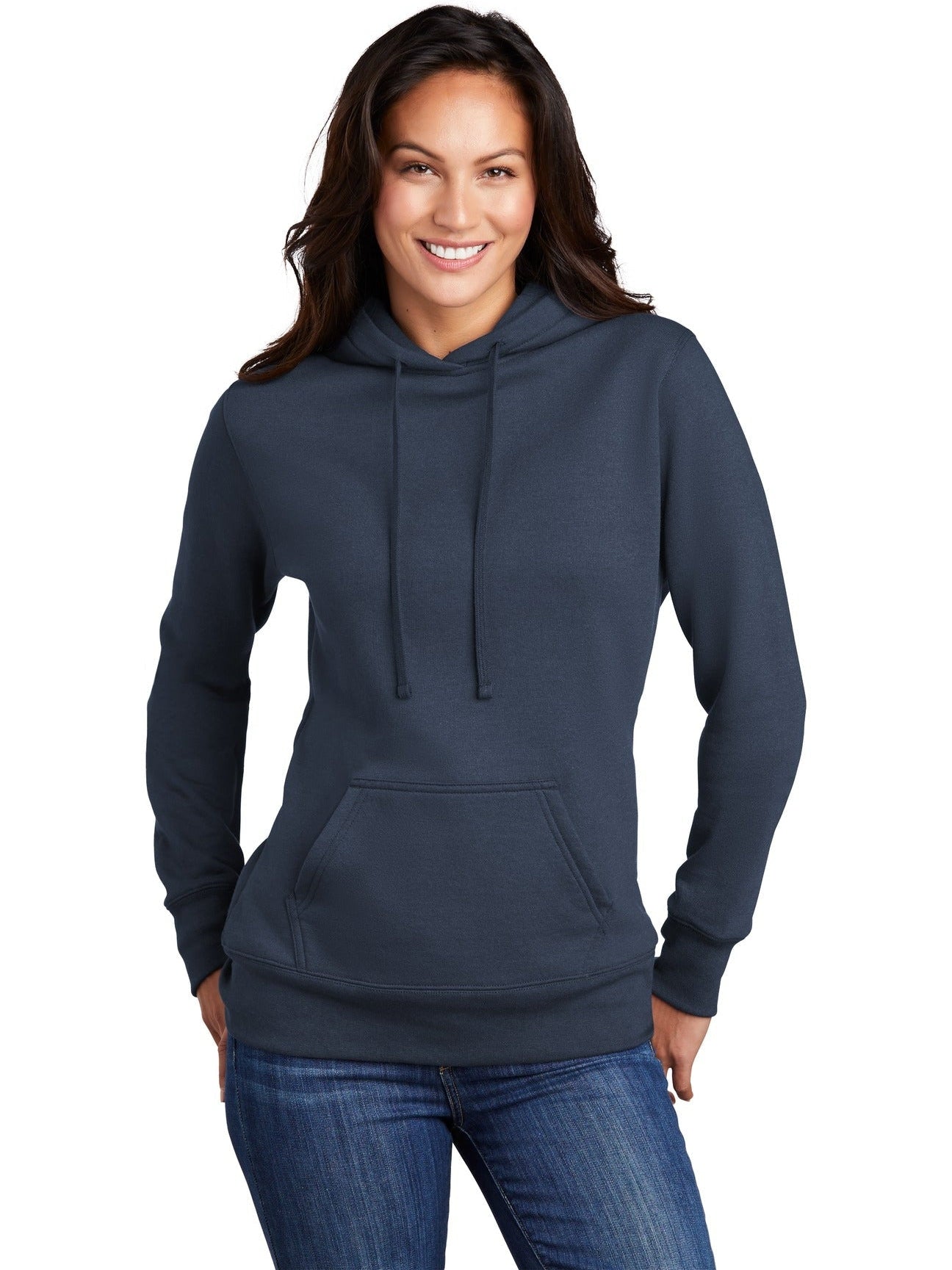 Port & Company Ladies Core Fleece Pullover Hooded Sweatshirt