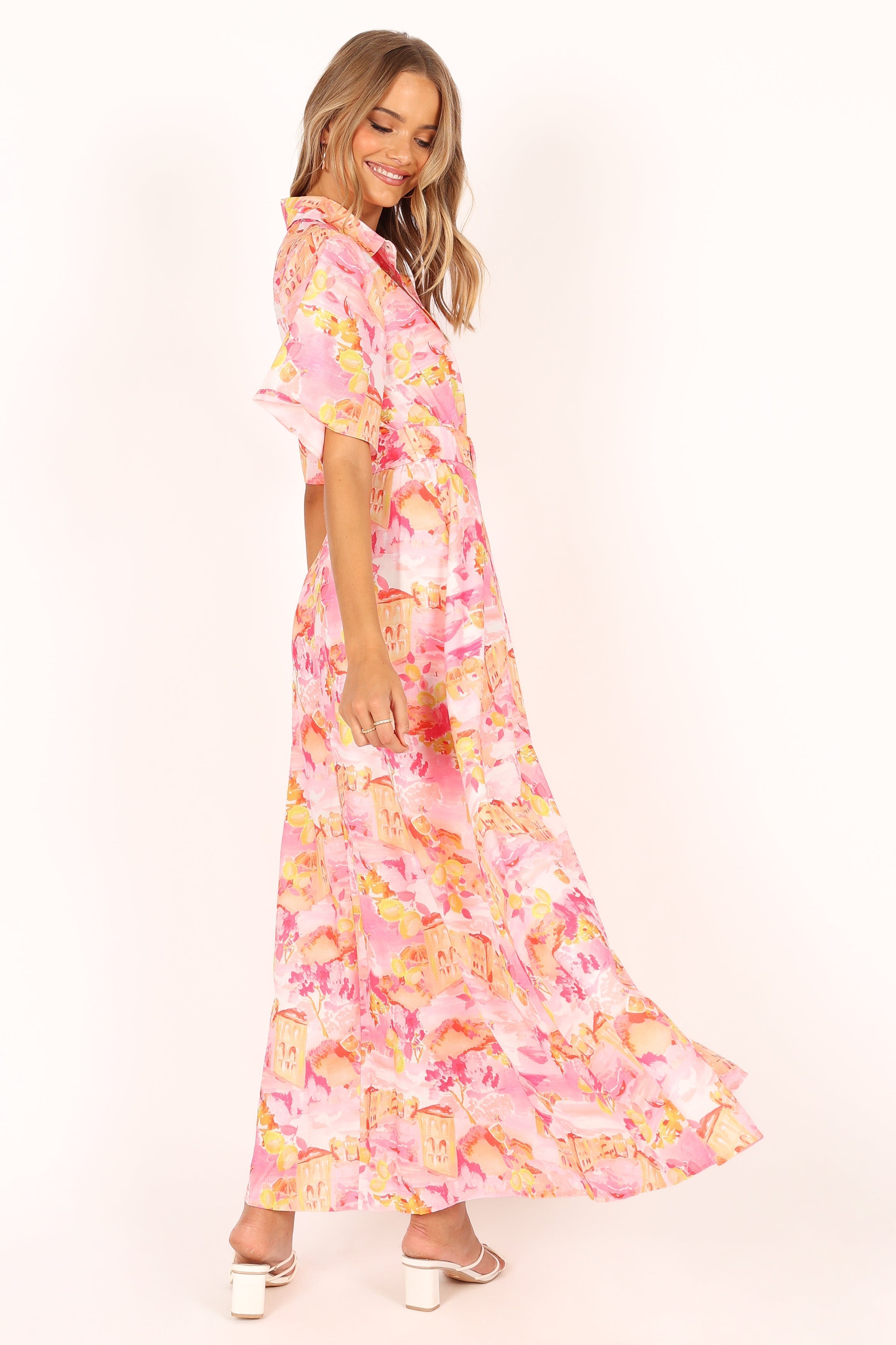 Arianna Maxi Dress - Pink Scenic