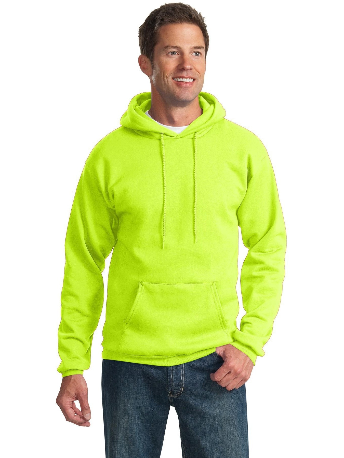 OUTLET-Port & Company Essential Fleece Pullover Hooded Sweatshirt