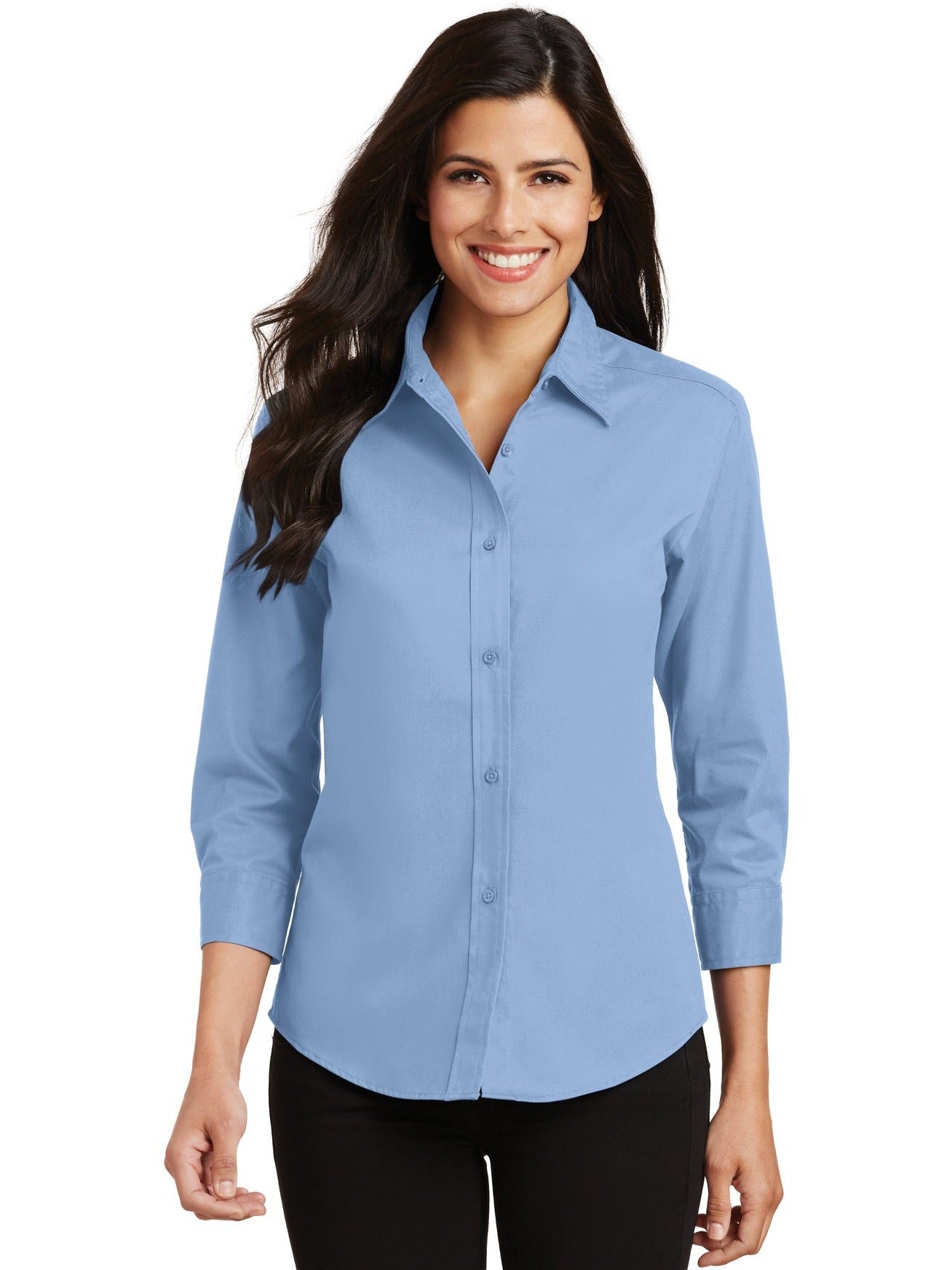 OUTLET-Port Authority Ladies 3/4-Sleeve Easy Care