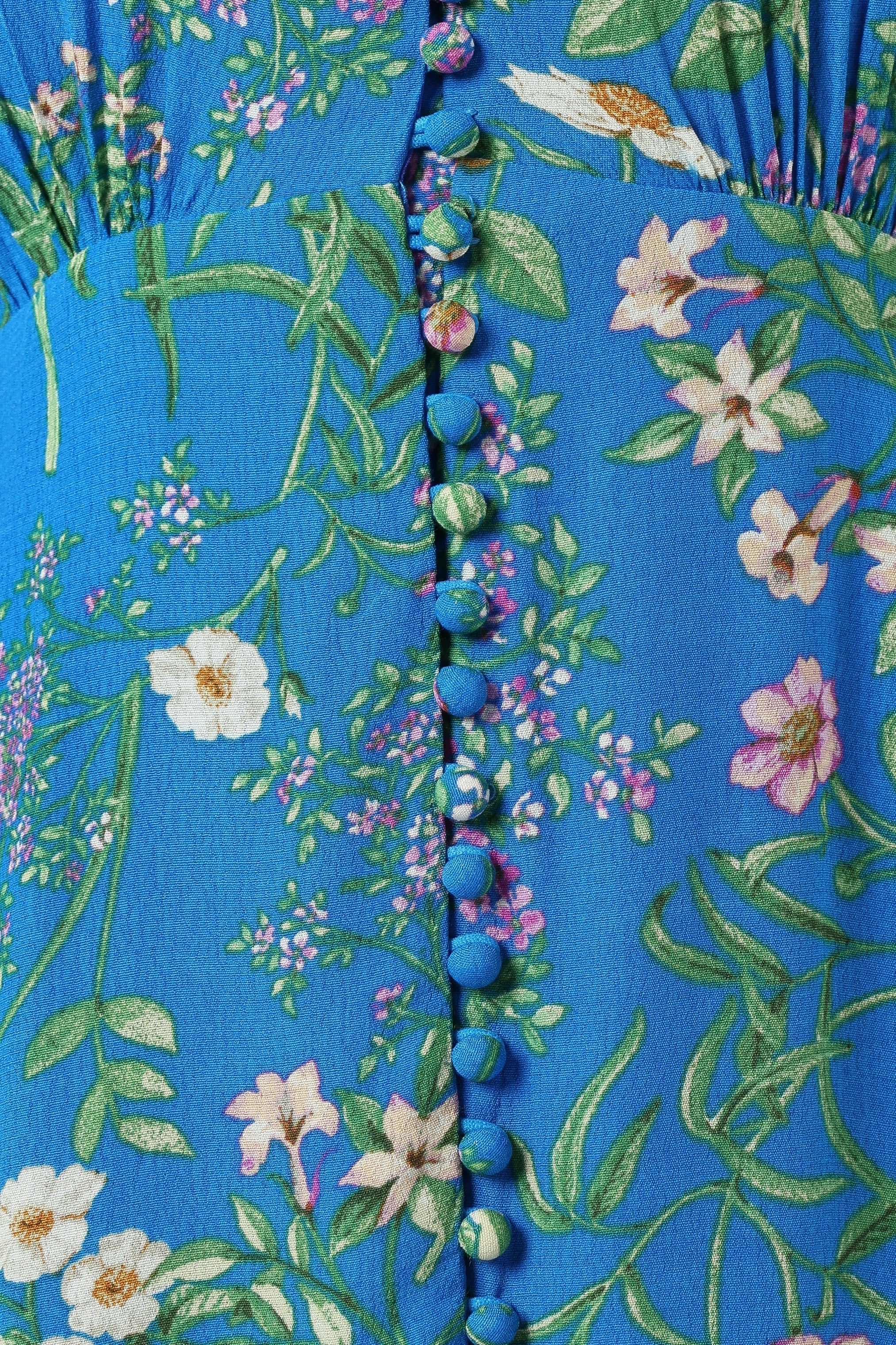 Brax Floral Dress - Blue Ivy