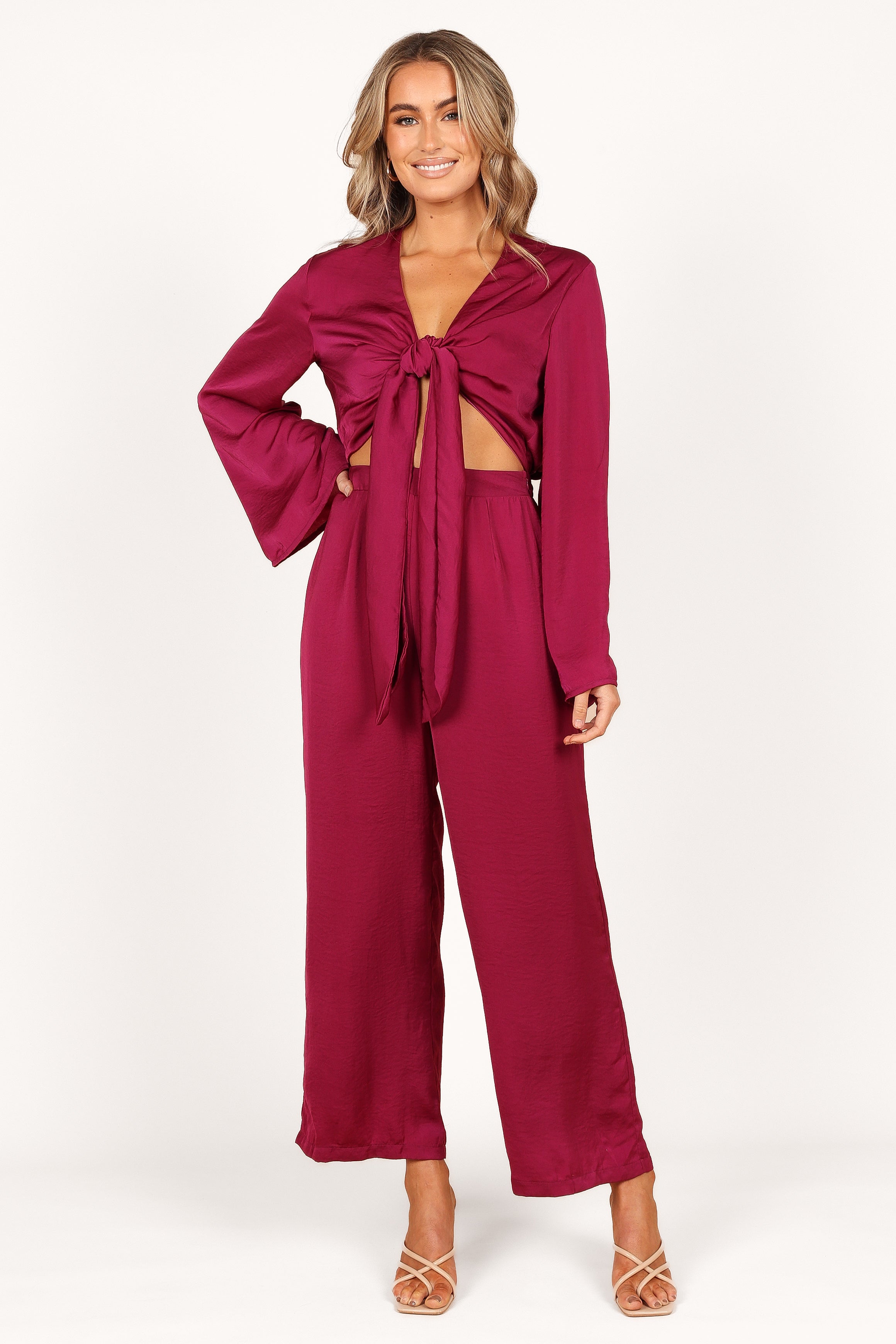 Pluto Jumpsuit - Magenta