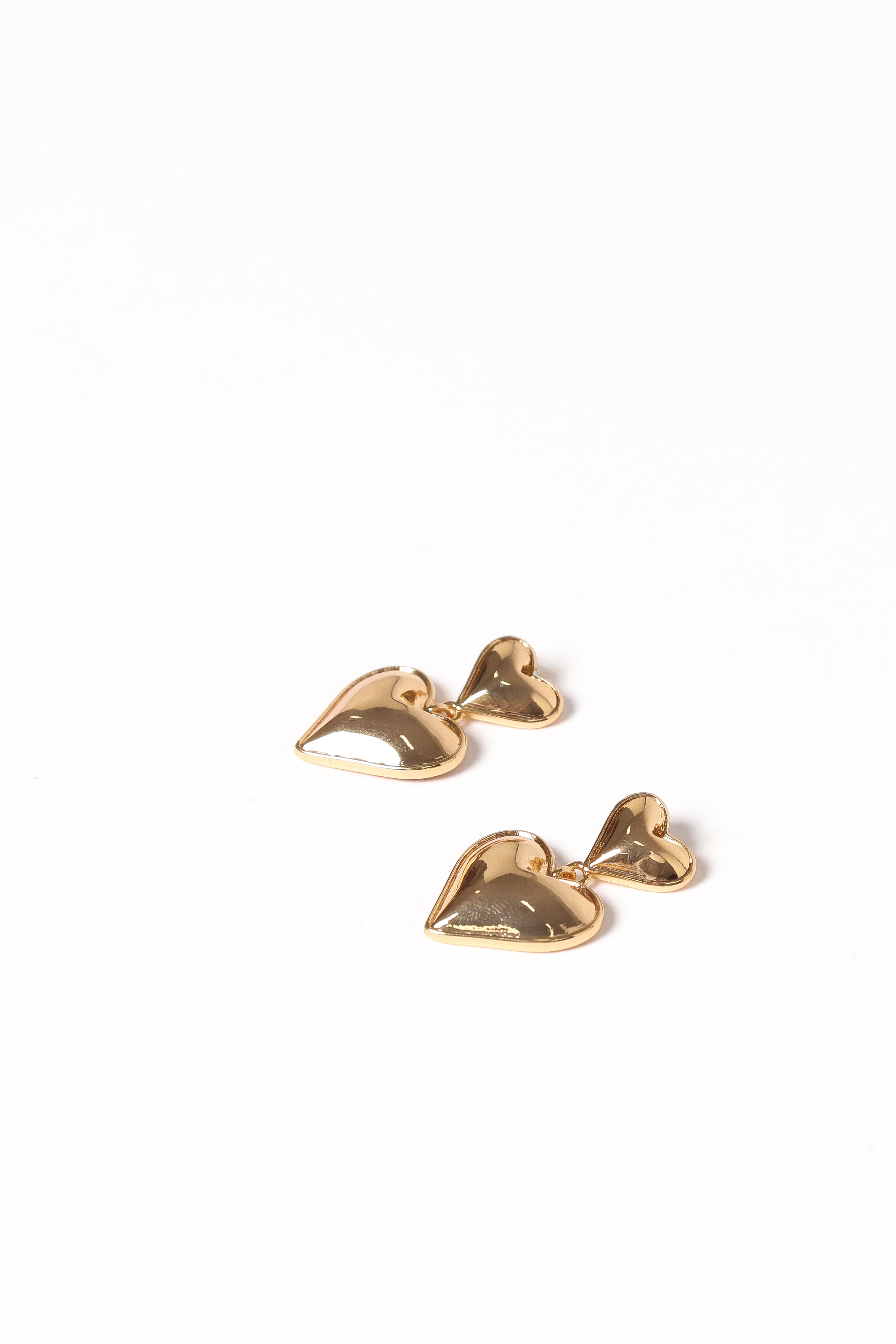 Mariana Heart Earrings - Gold