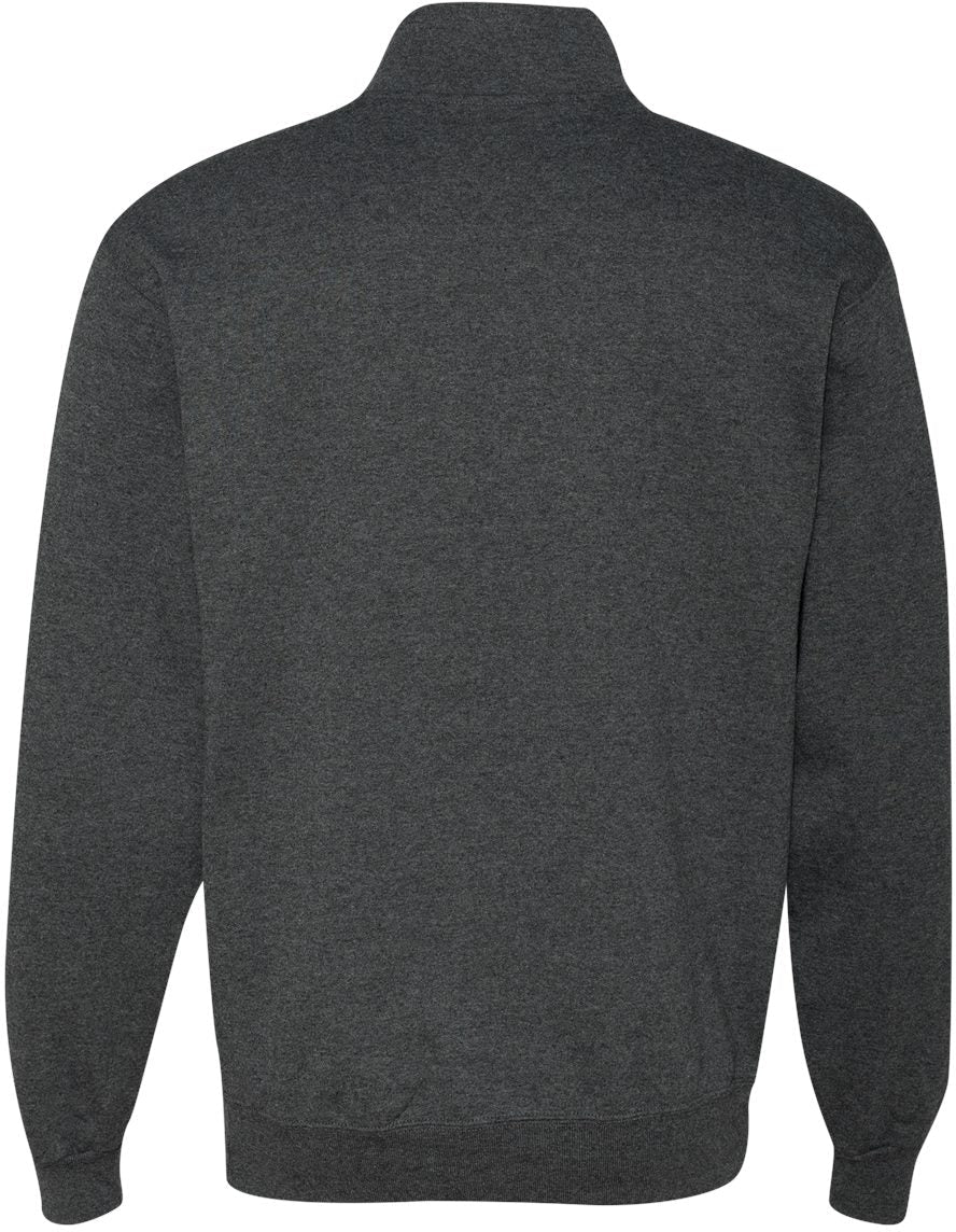 OUTLET-Jerzees Nublend Cadet Collar Quarter-Zip Sweatshirt