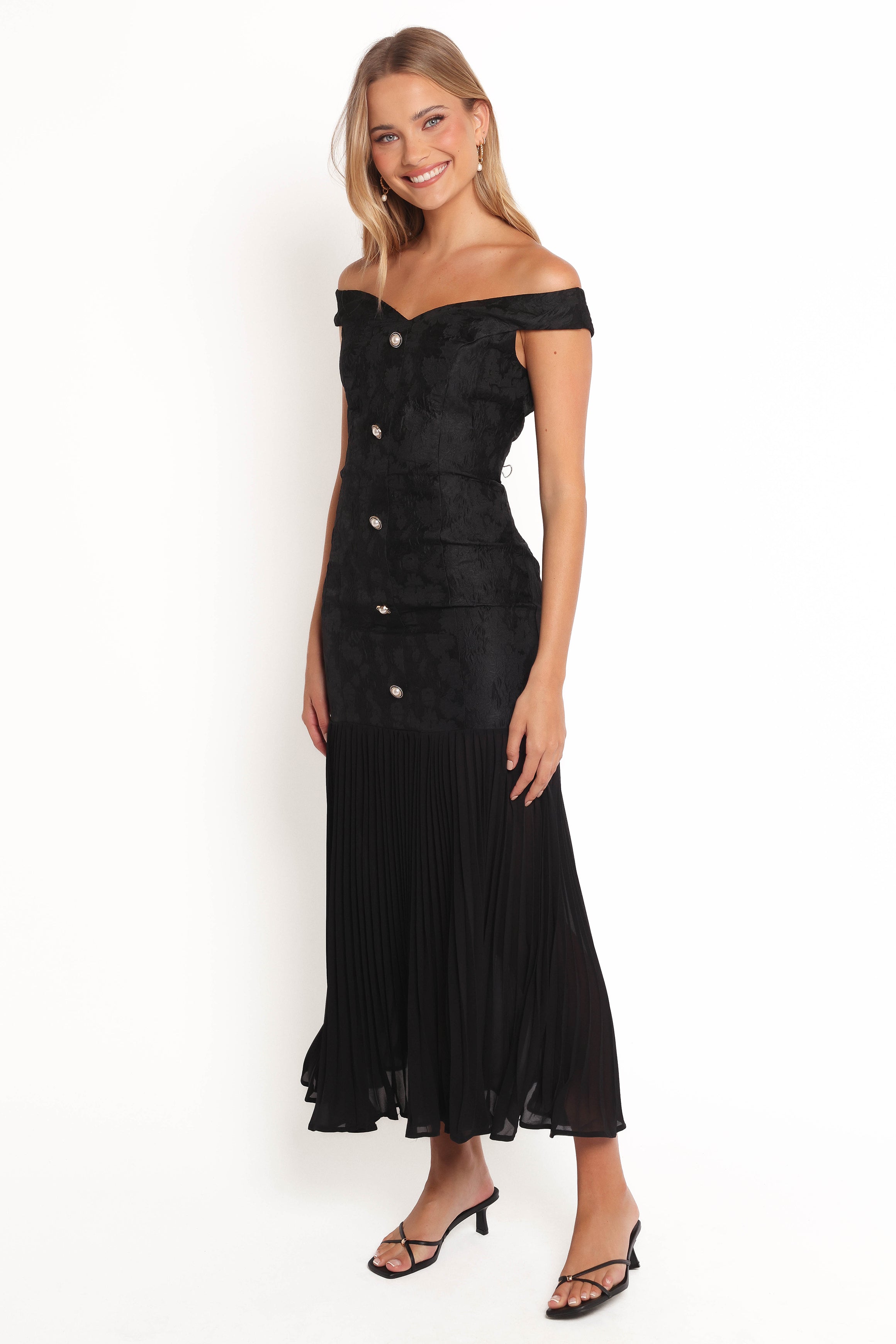 Evelina Maxi Dress - Black