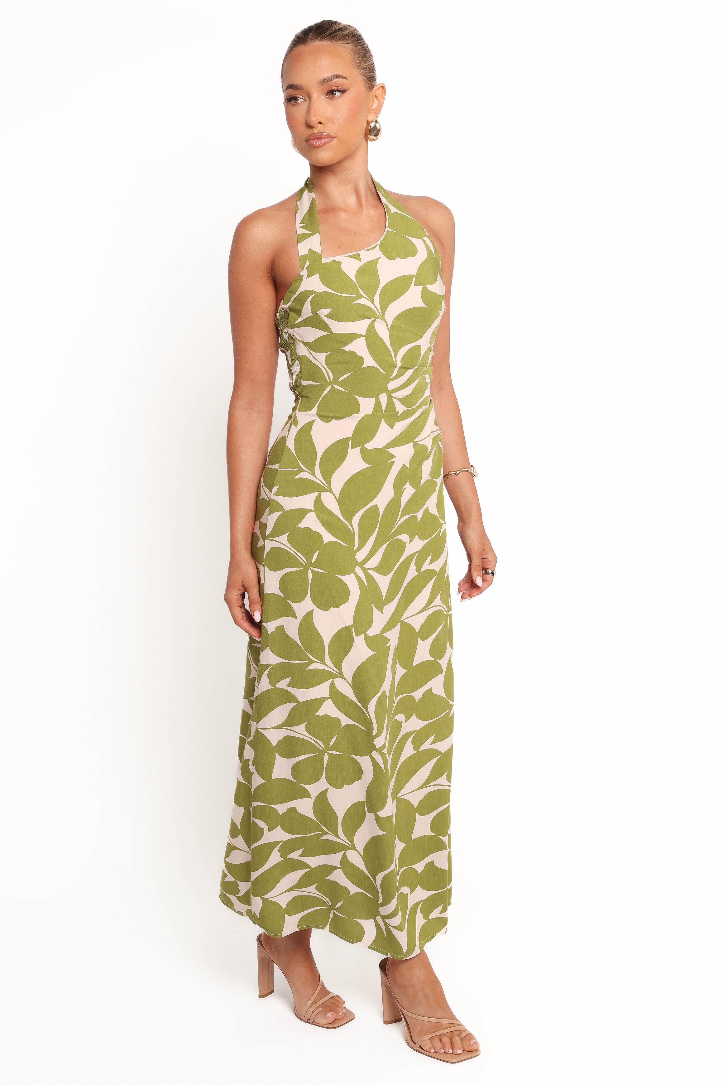 Alexis Maxi Dress - Green Floral