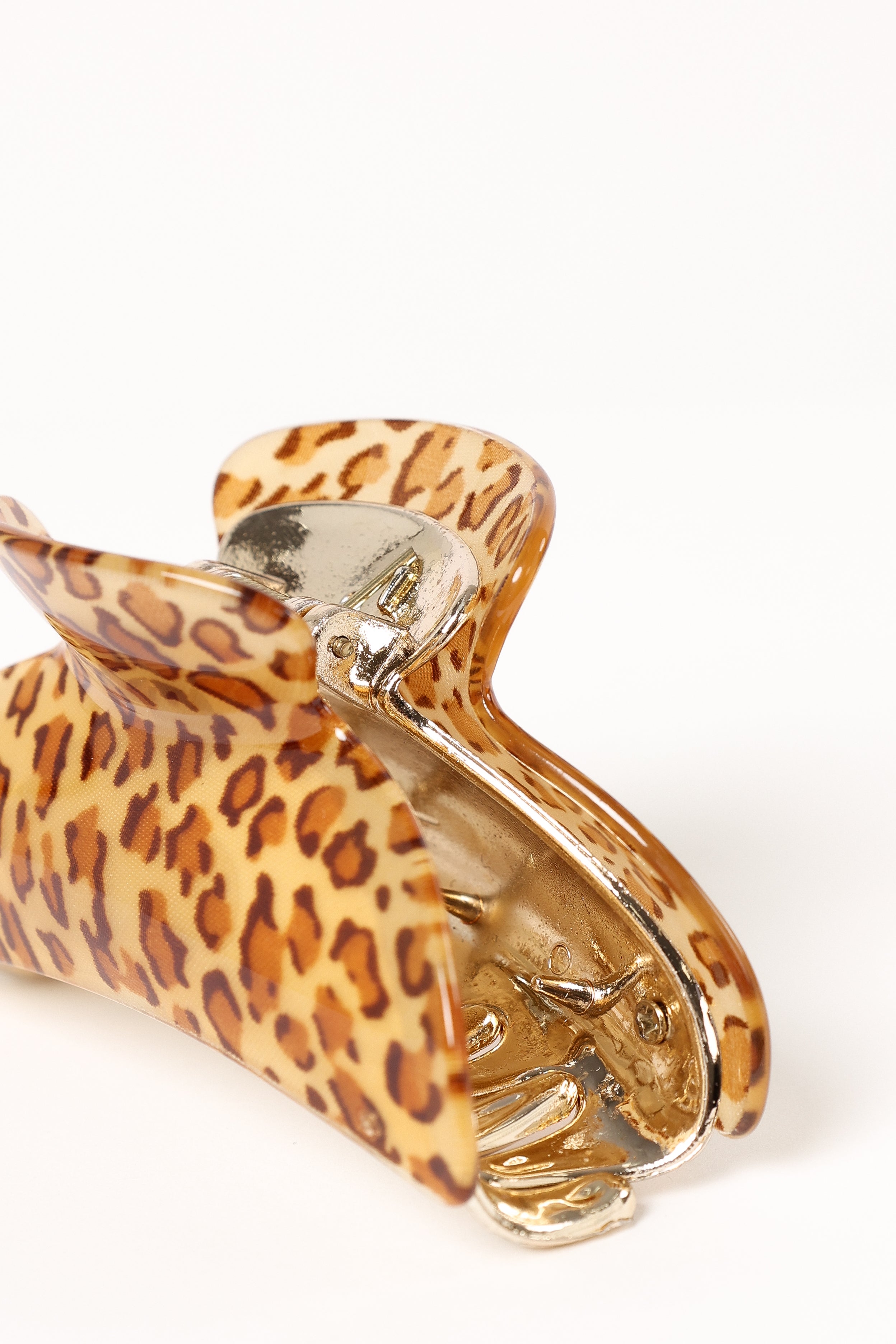 Bobby Hair Clip - Leopard