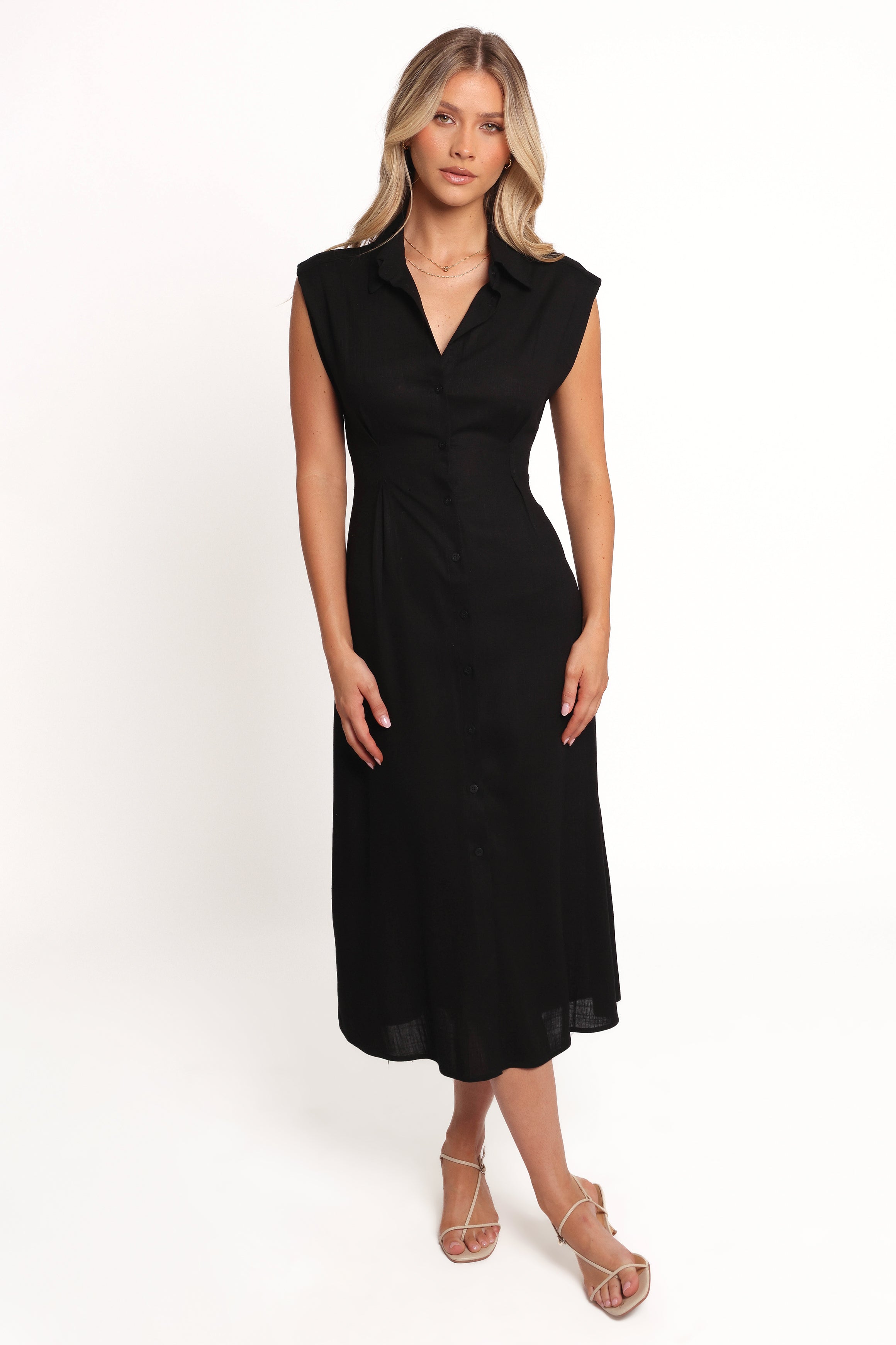 Cami Midi Dress - Black