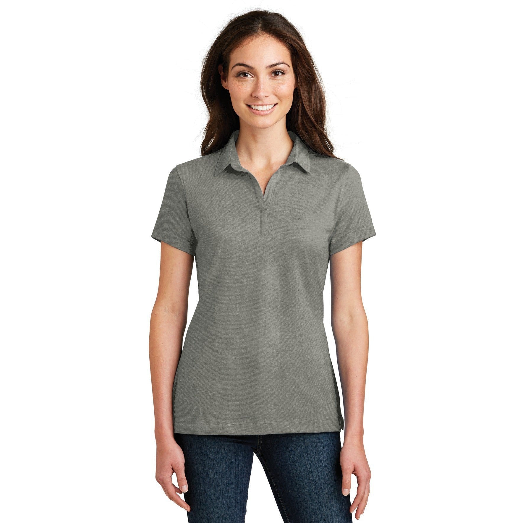 CLOSEOUT - Port Authority Ladies Meridian Cotton Blend Polo