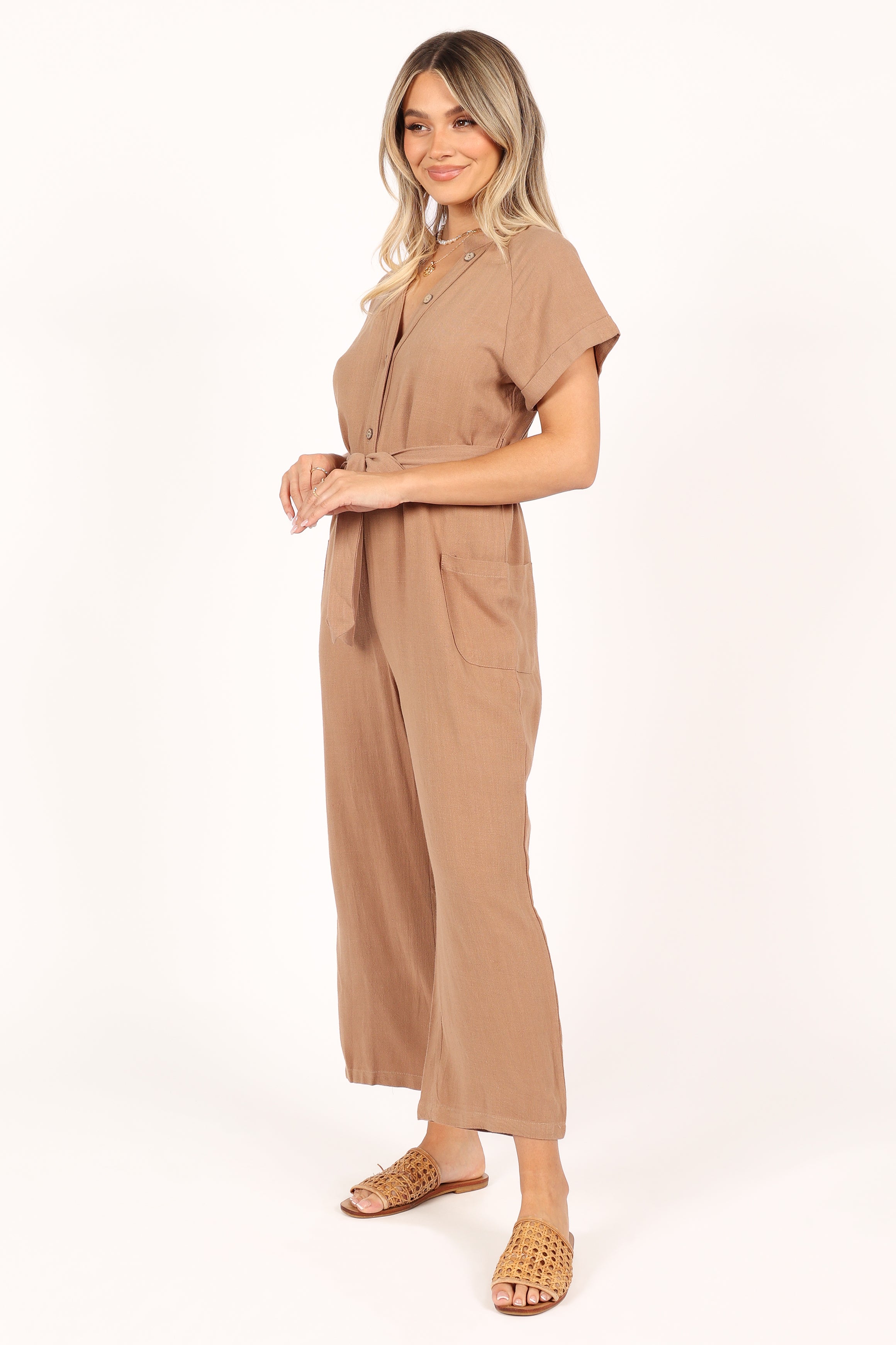 Archie Jumpsuit - Mocha