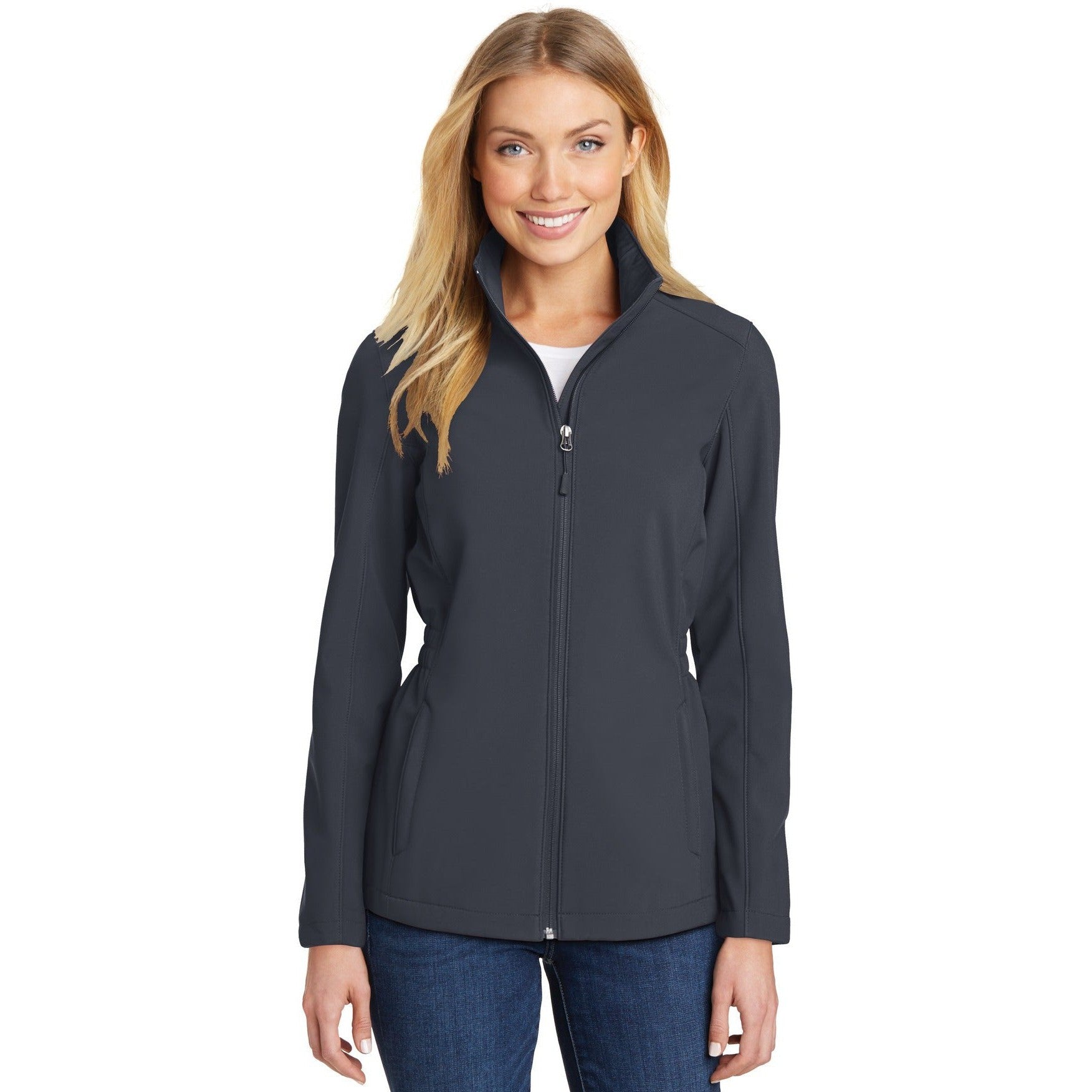 CLOSEOUT - Port Authority Ladies Cinch-Waist Soft Shell Jacket