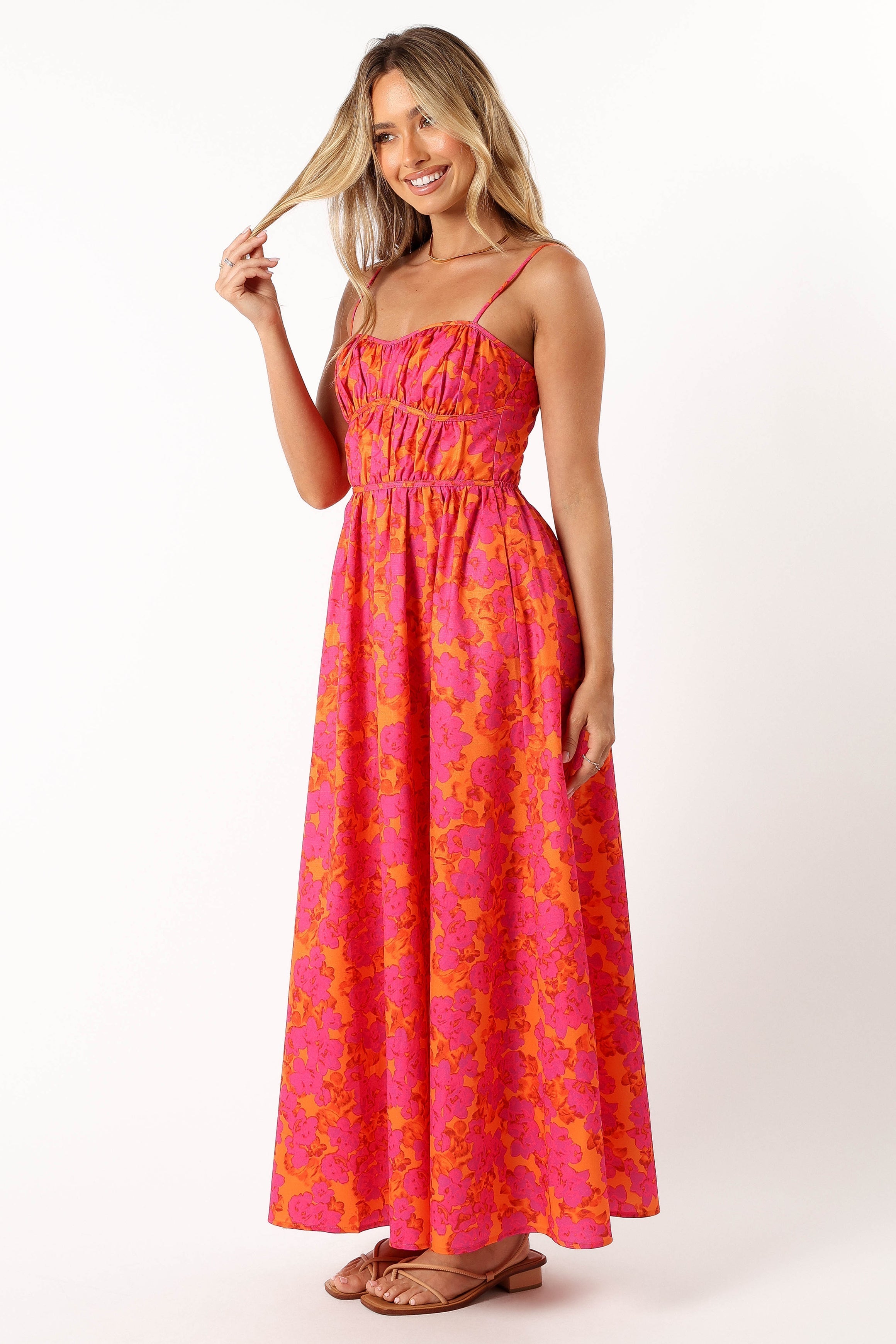 Kelani A-Line Midi Dress - Ambrosia