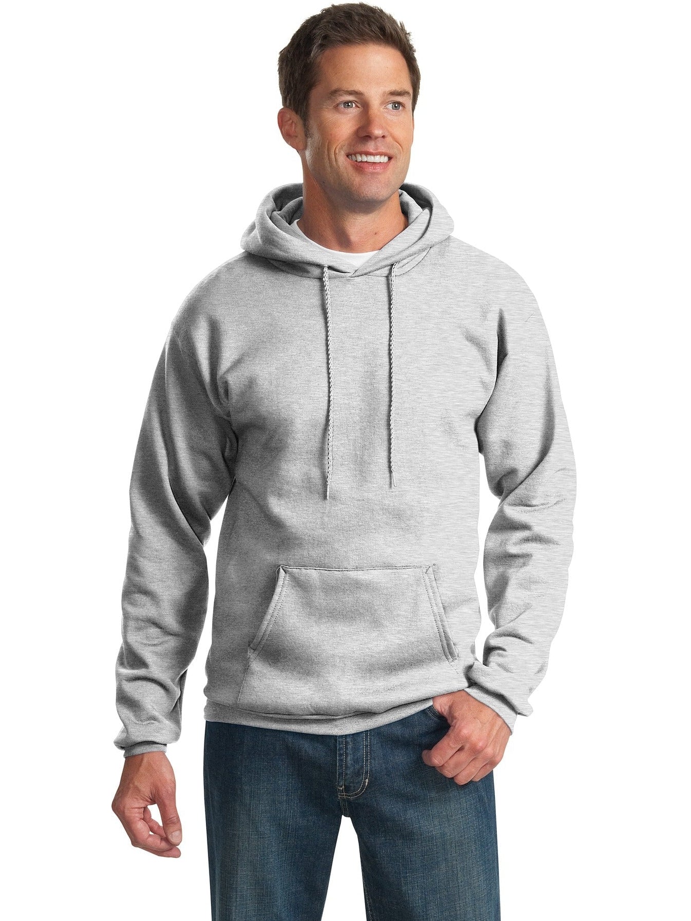 OUTLET-Port & Company Essential Fleece Pullover Hooded Sweatshirt