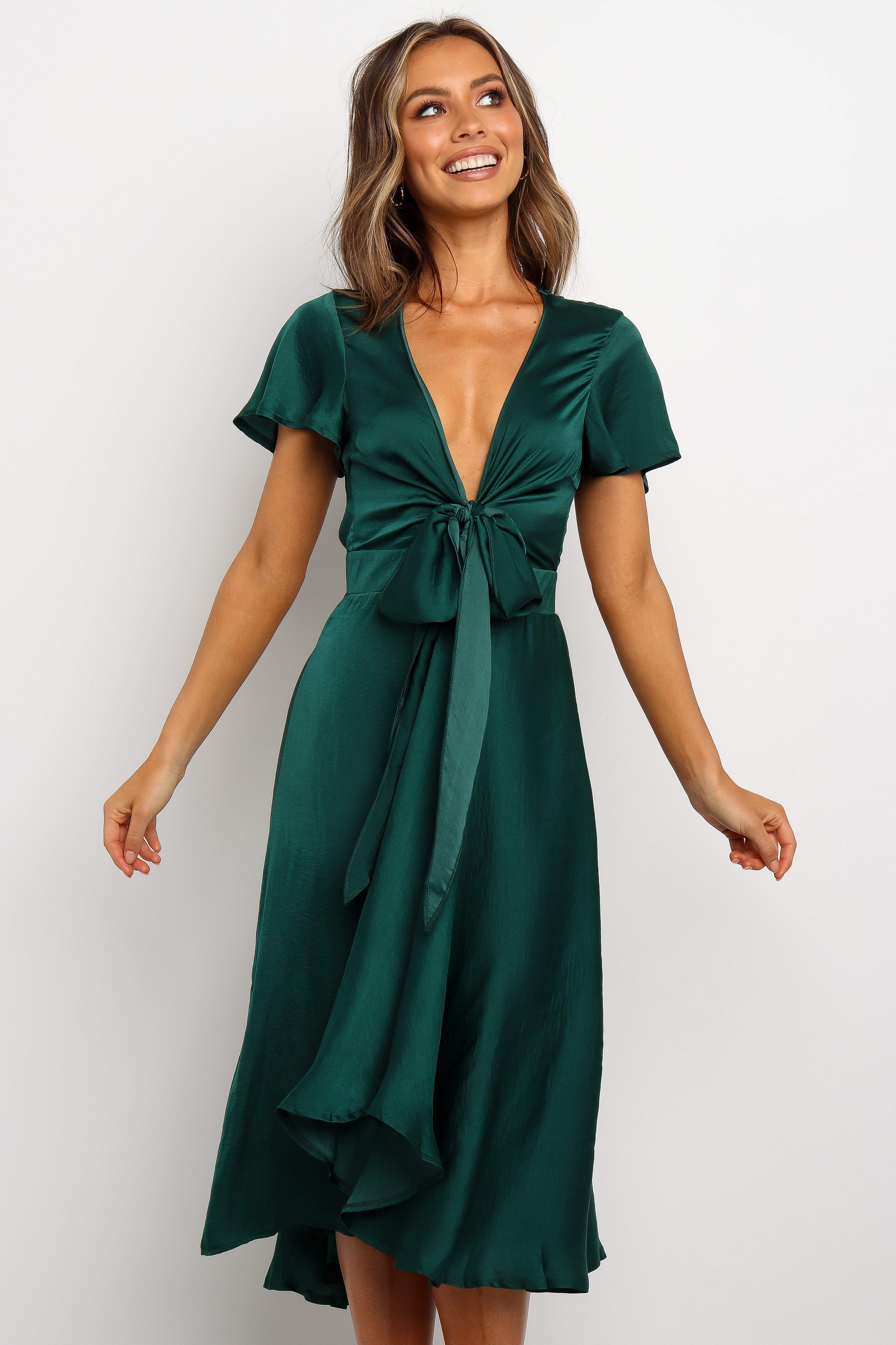 Montrose Dress - Emerald