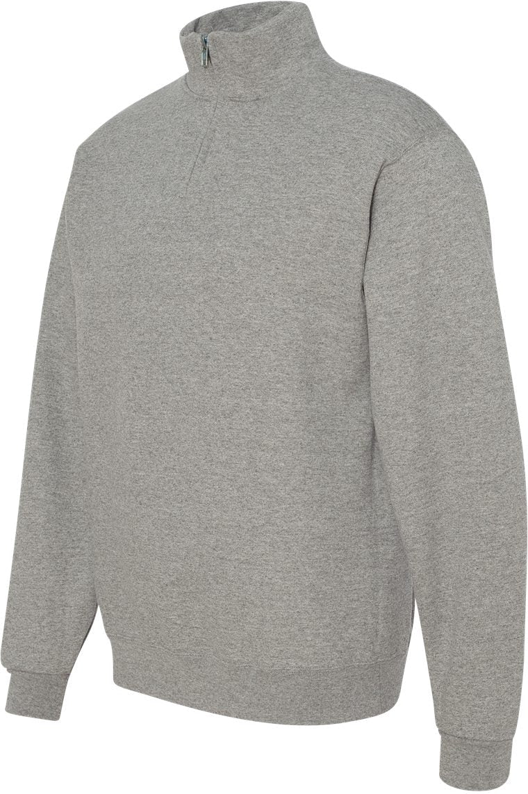 OUTLET-Jerzees Nublend Cadet Collar Quarter-Zip Sweatshirt