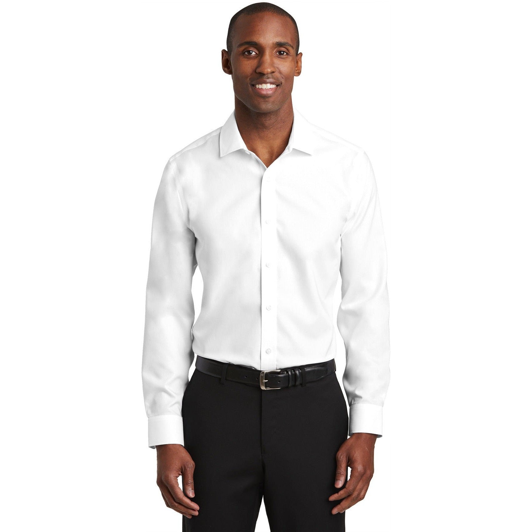 CLOSEOUT - Red House Slim Fit Pinpoint Oxford Non-Iron Shirt