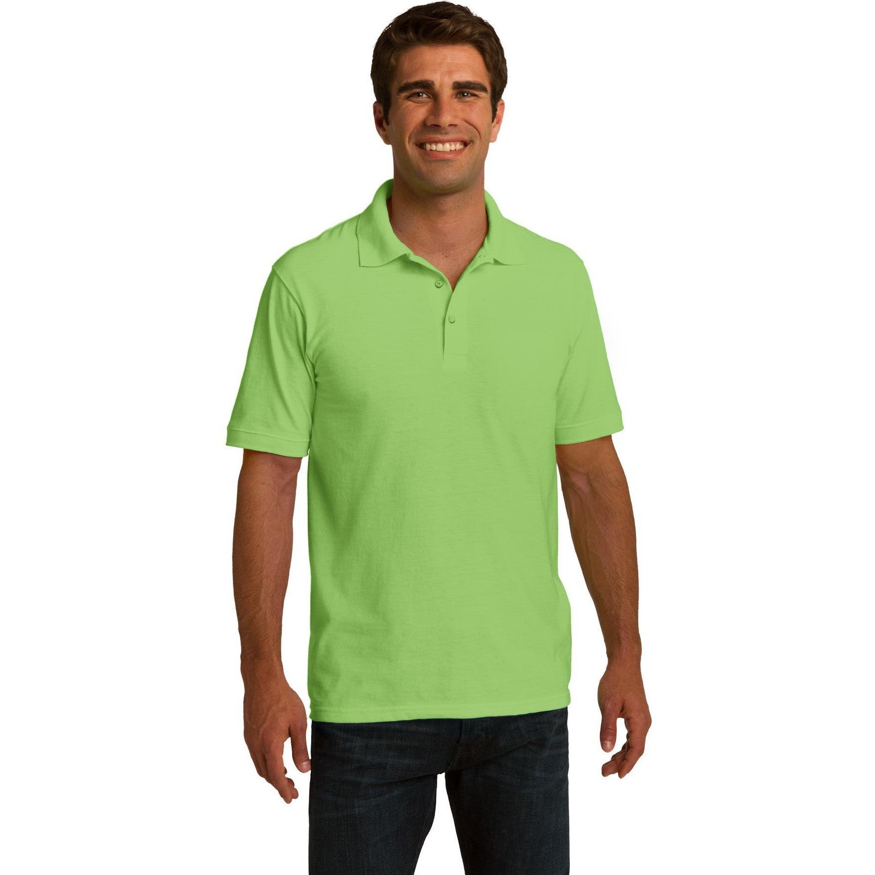 CLOSEOUT - Port & Company Ring Spun Pique Polo