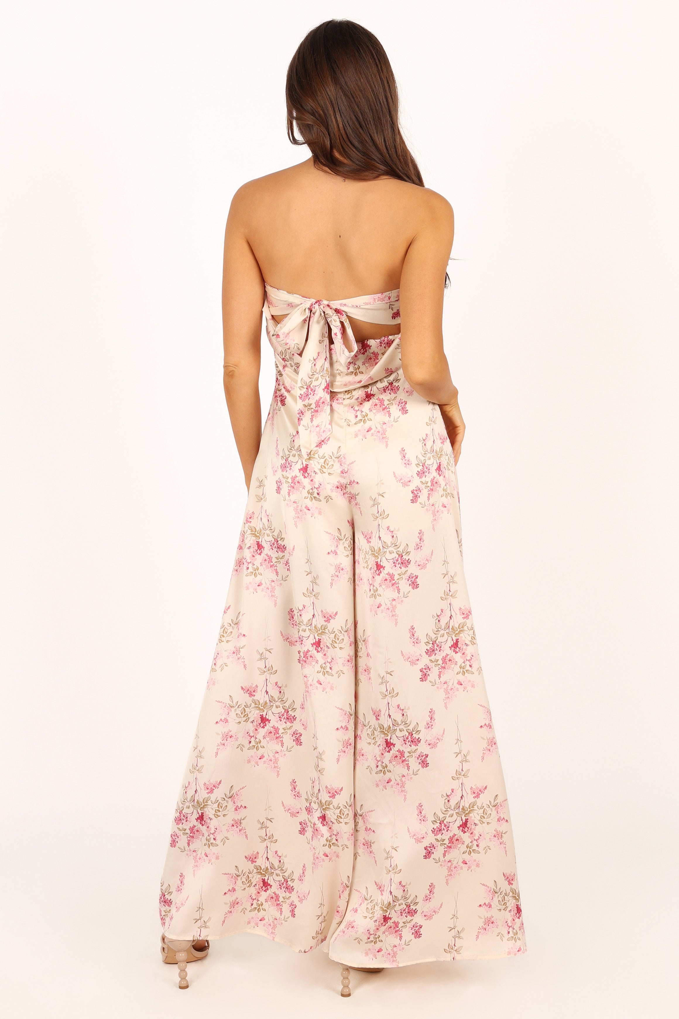 Giselle Strapless Jumpsuit - Off White