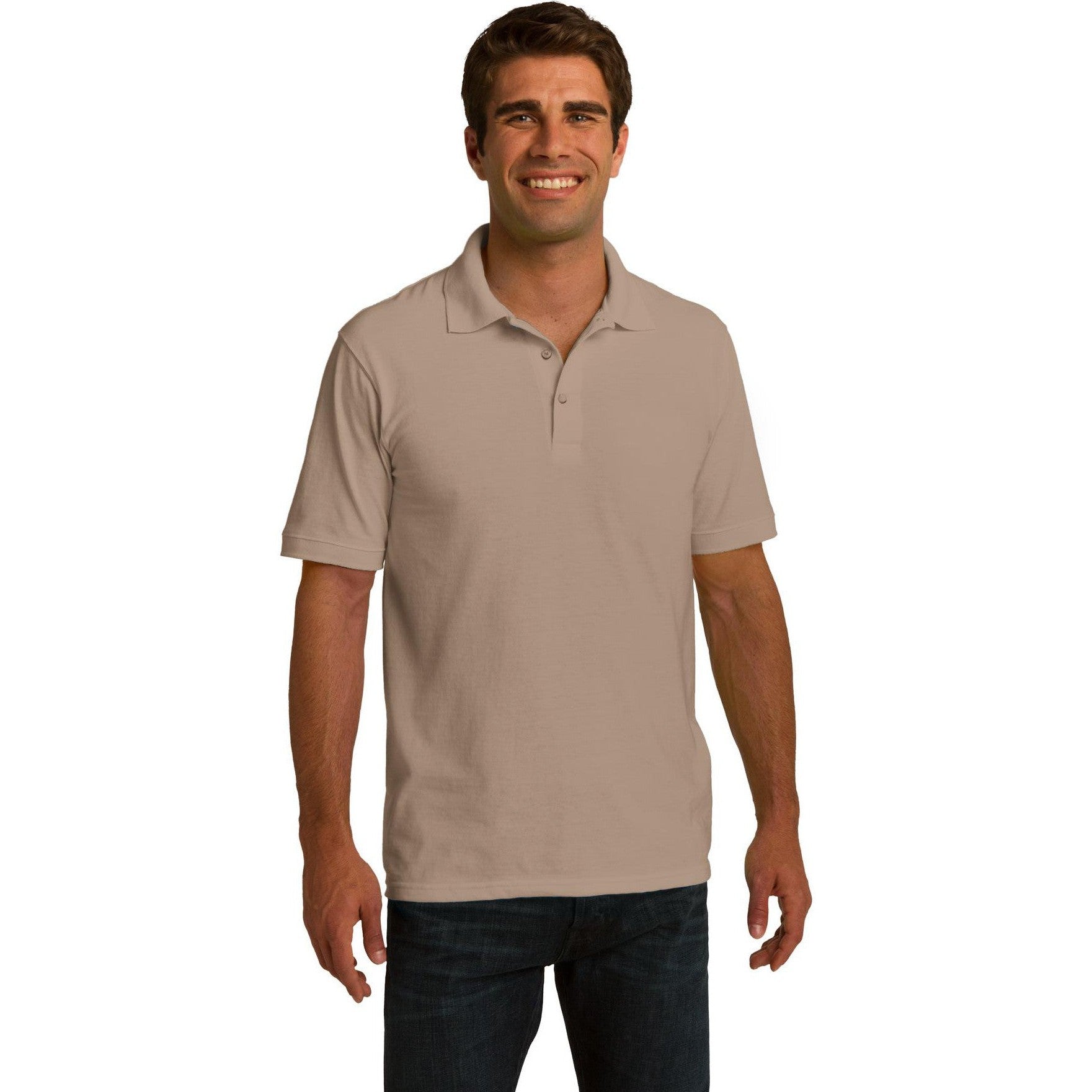 CLOSEOUT - Port & Company Ring Spun Pique Polo