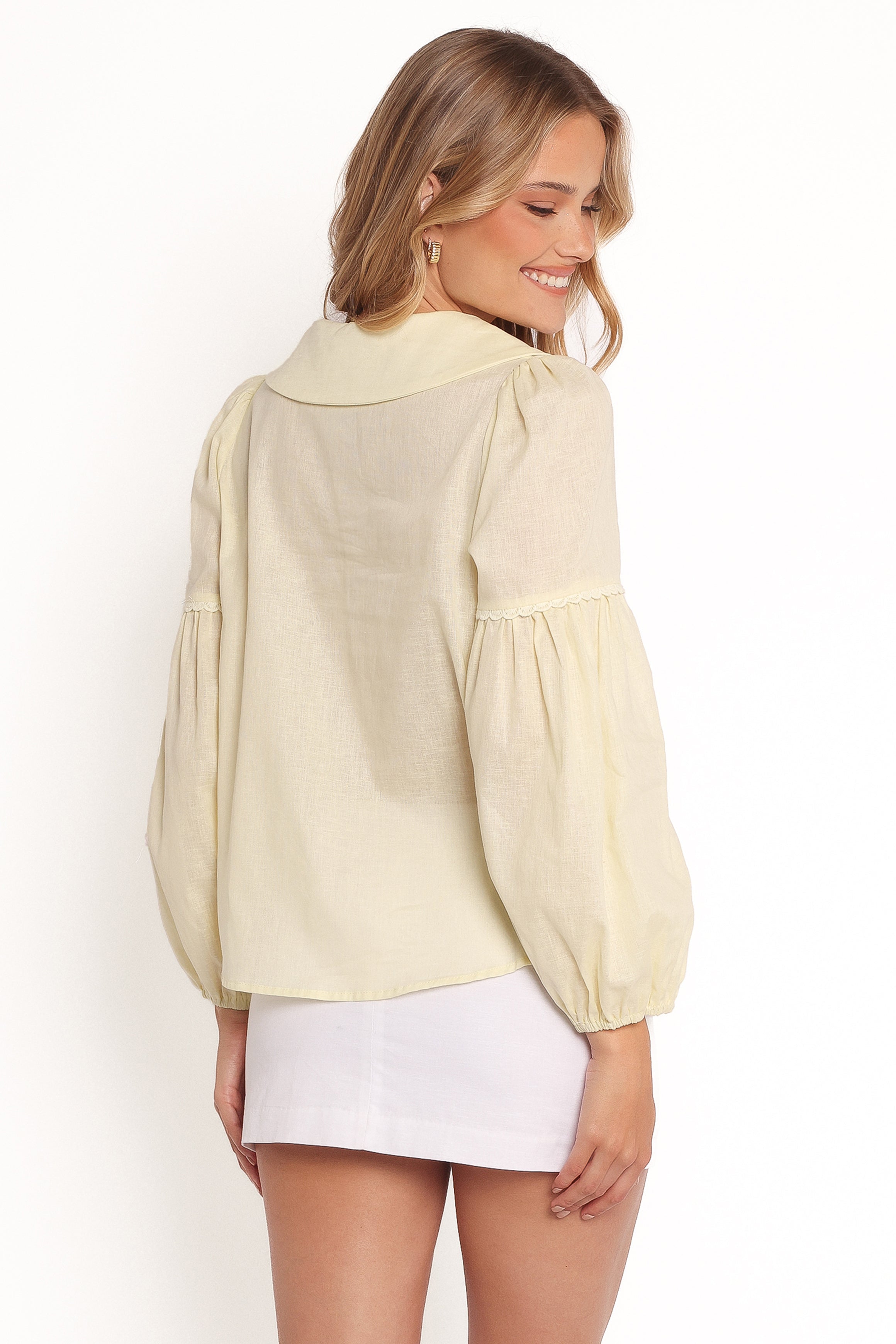 Thalassa Top - Butter Yellow