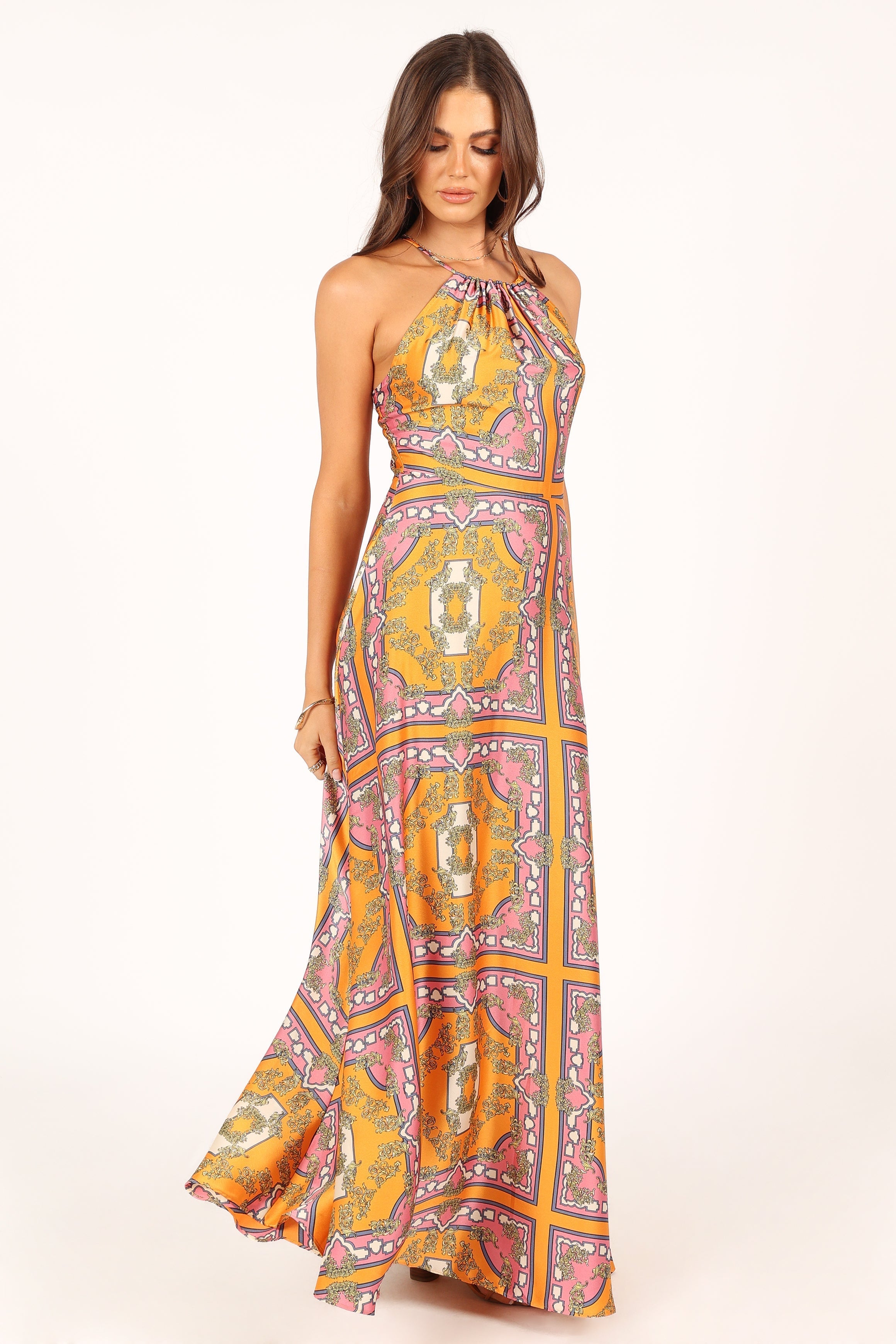 Amara Maxi Dress - Tangerine