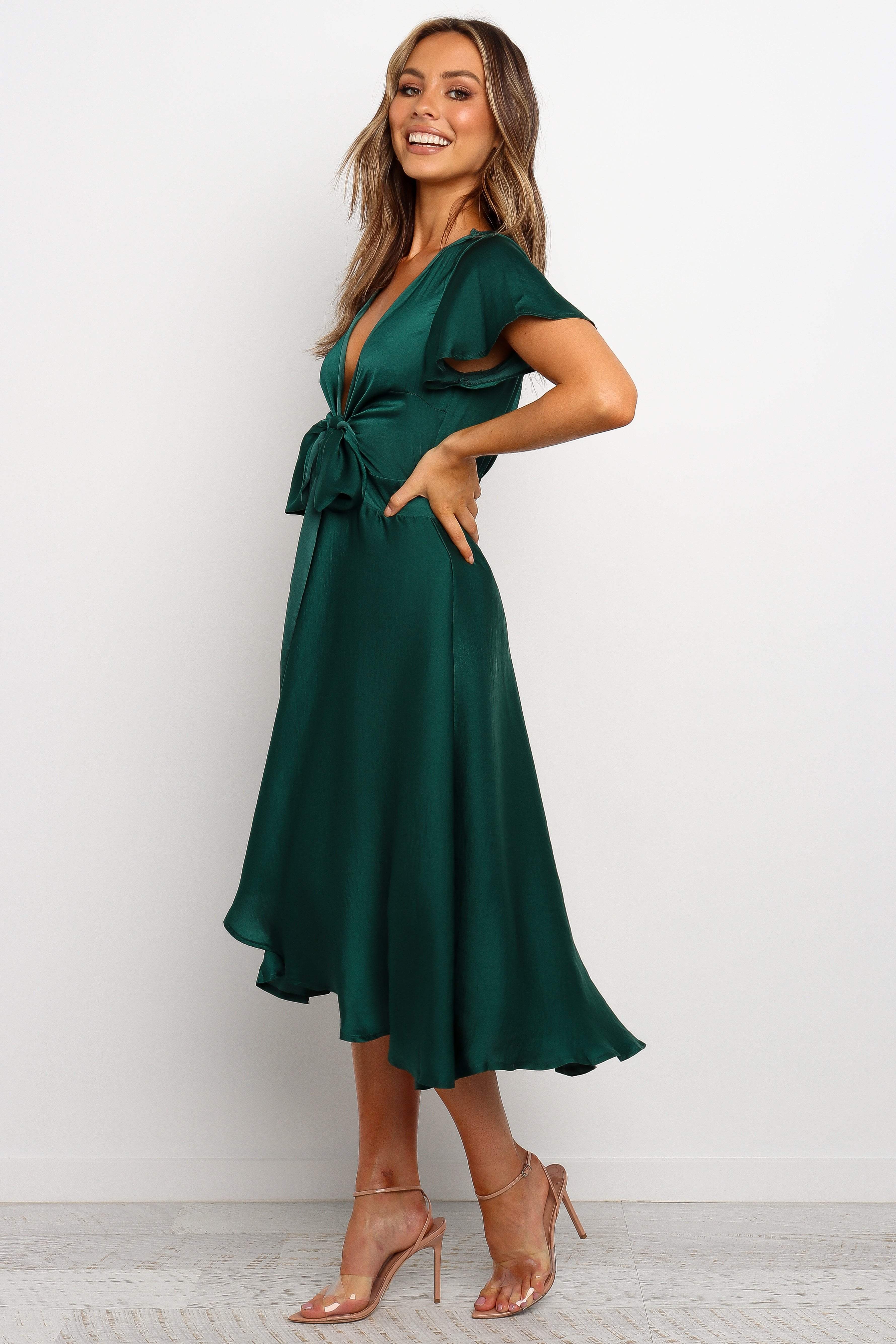 Montrose Dress - Emerald