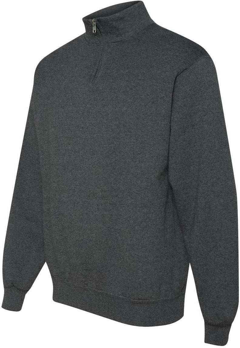 OUTLET-Jerzees Nublend Cadet Collar Quarter-Zip Sweatshirt