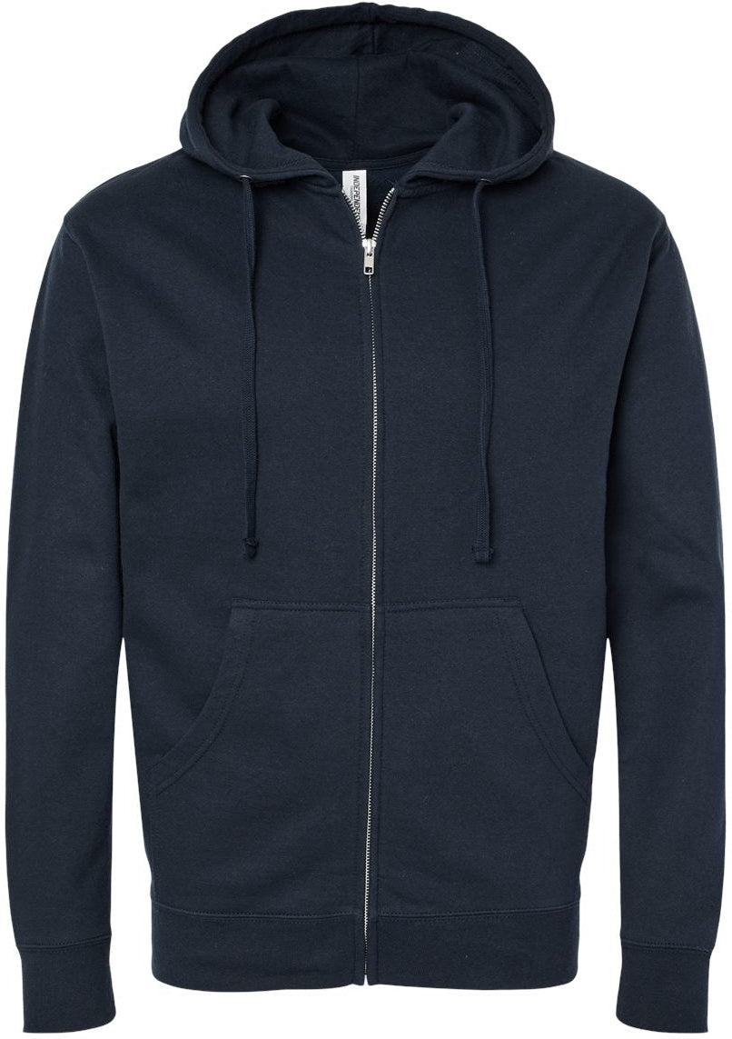 OUTLET-Independent Trading Co. Midweight Full-Zip Hooded Sweatshirt