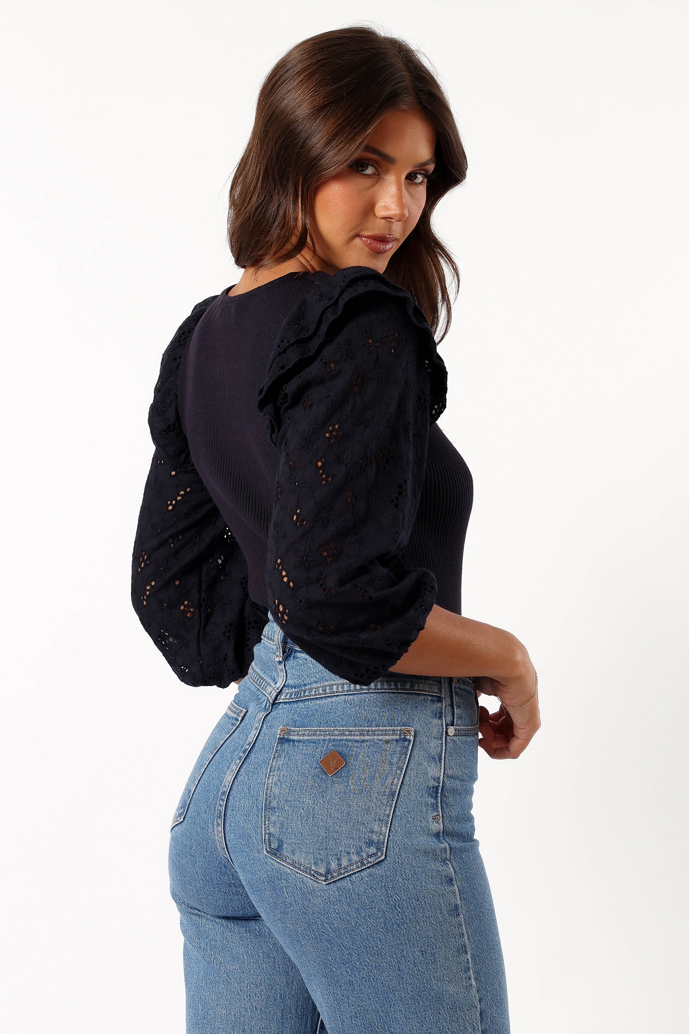 Halle Top - Navy