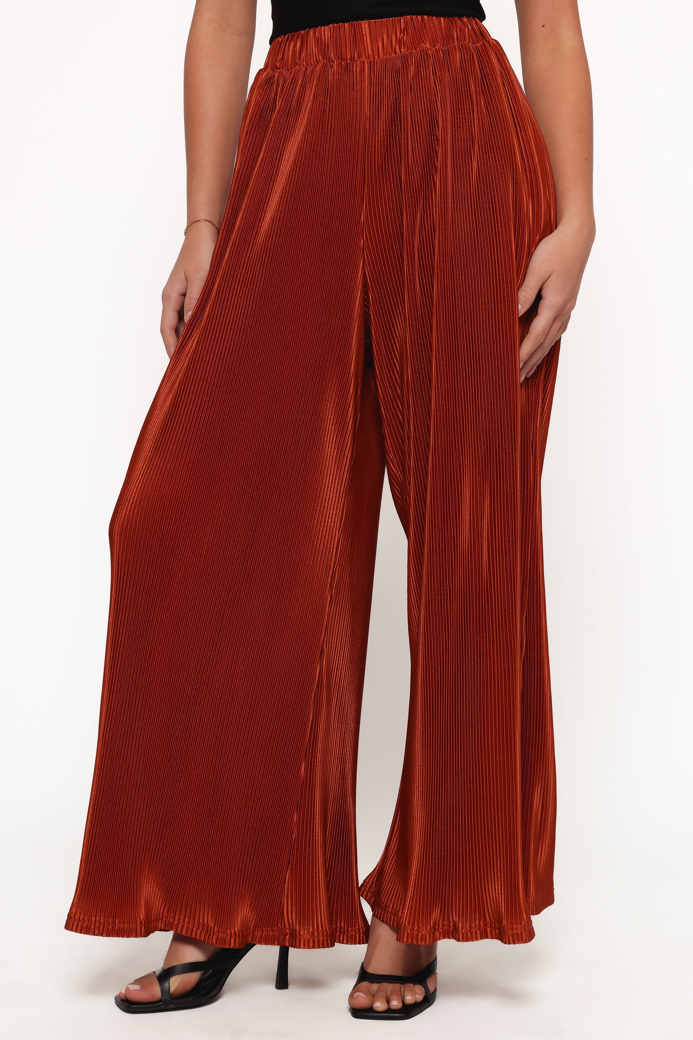 Leria Wide Pant - Burnt Orange