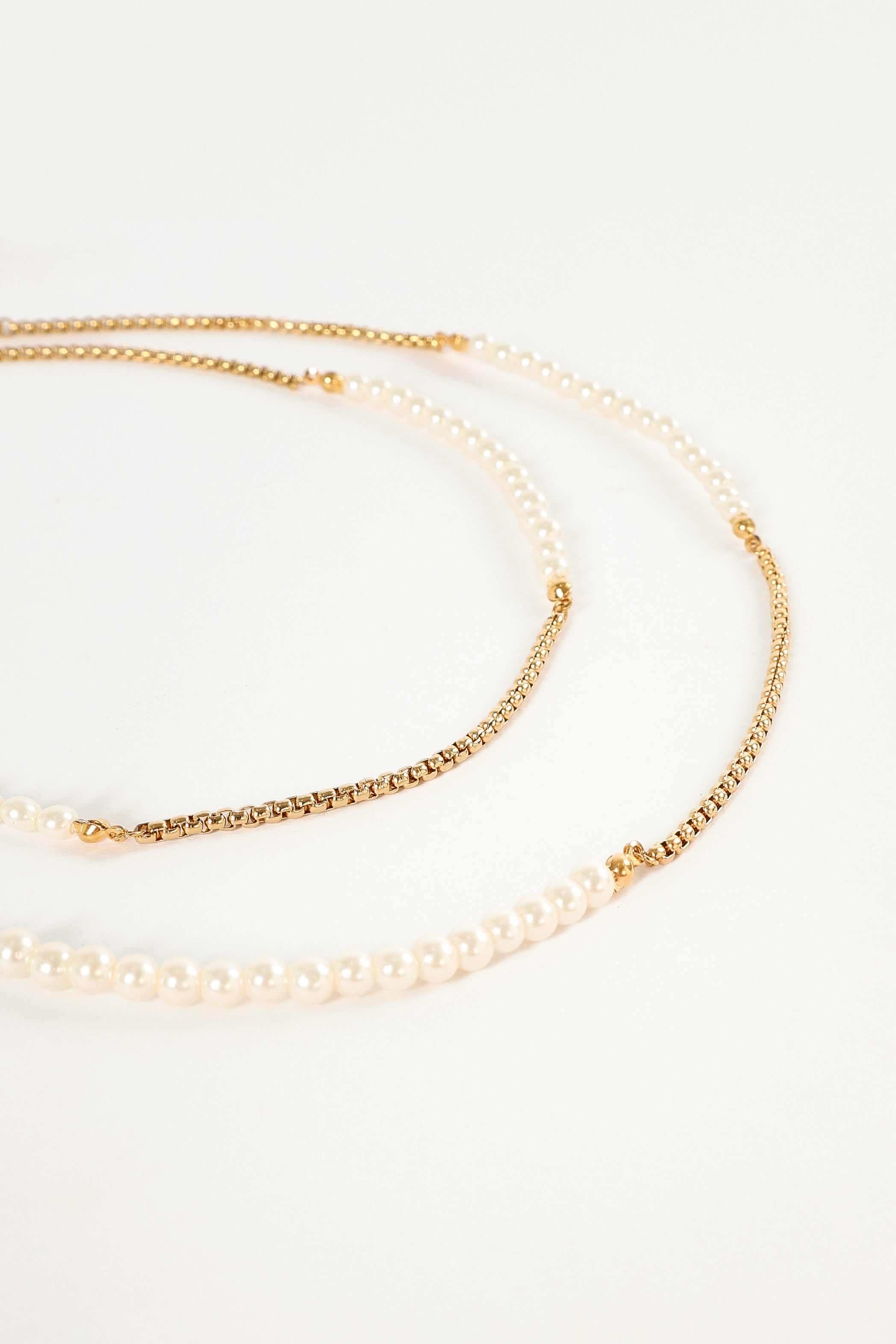 Remi Pearl Necklace - Gold