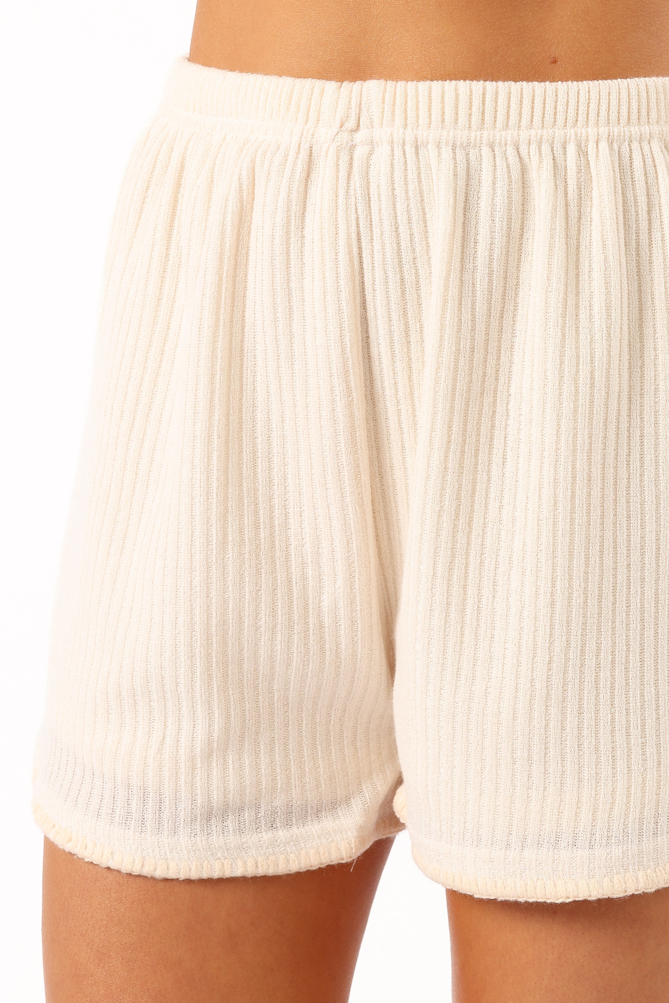 Bobby Knit Short Set - Beige