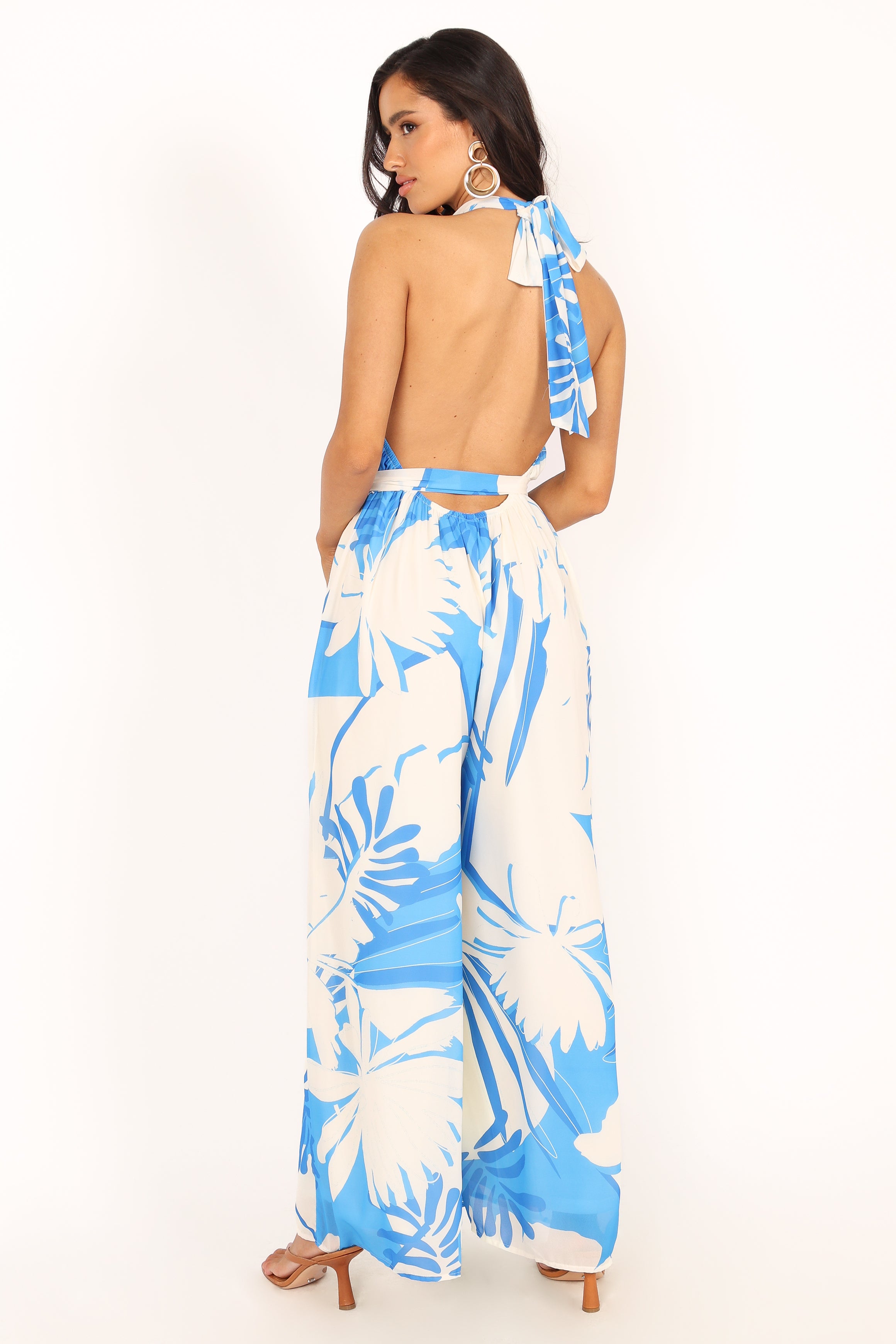 Aminah Jumpsuit - Blue Floral