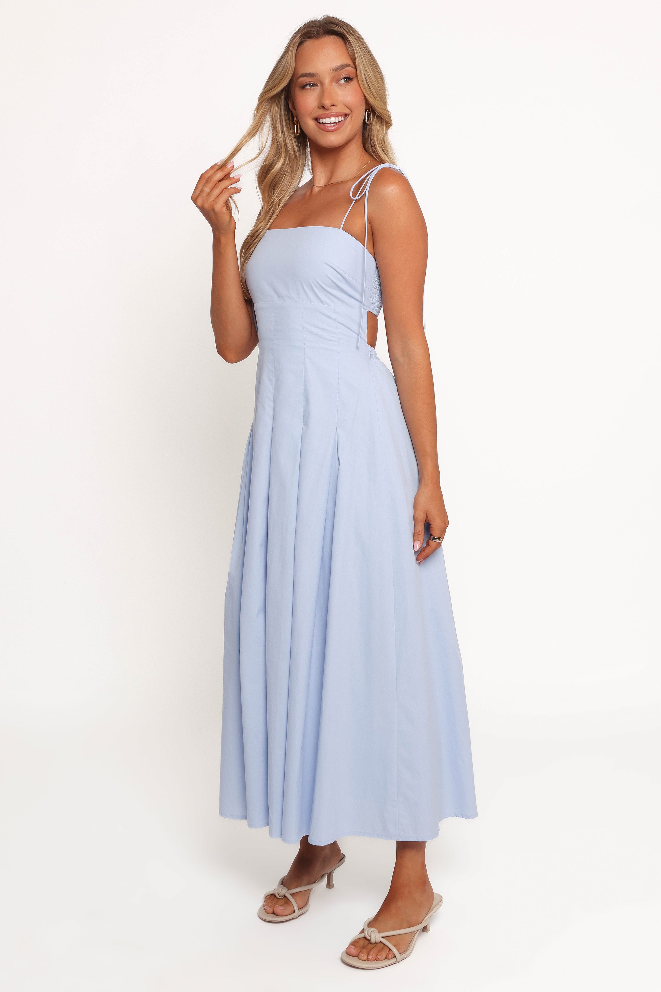 Briony Midi Dress - Blue