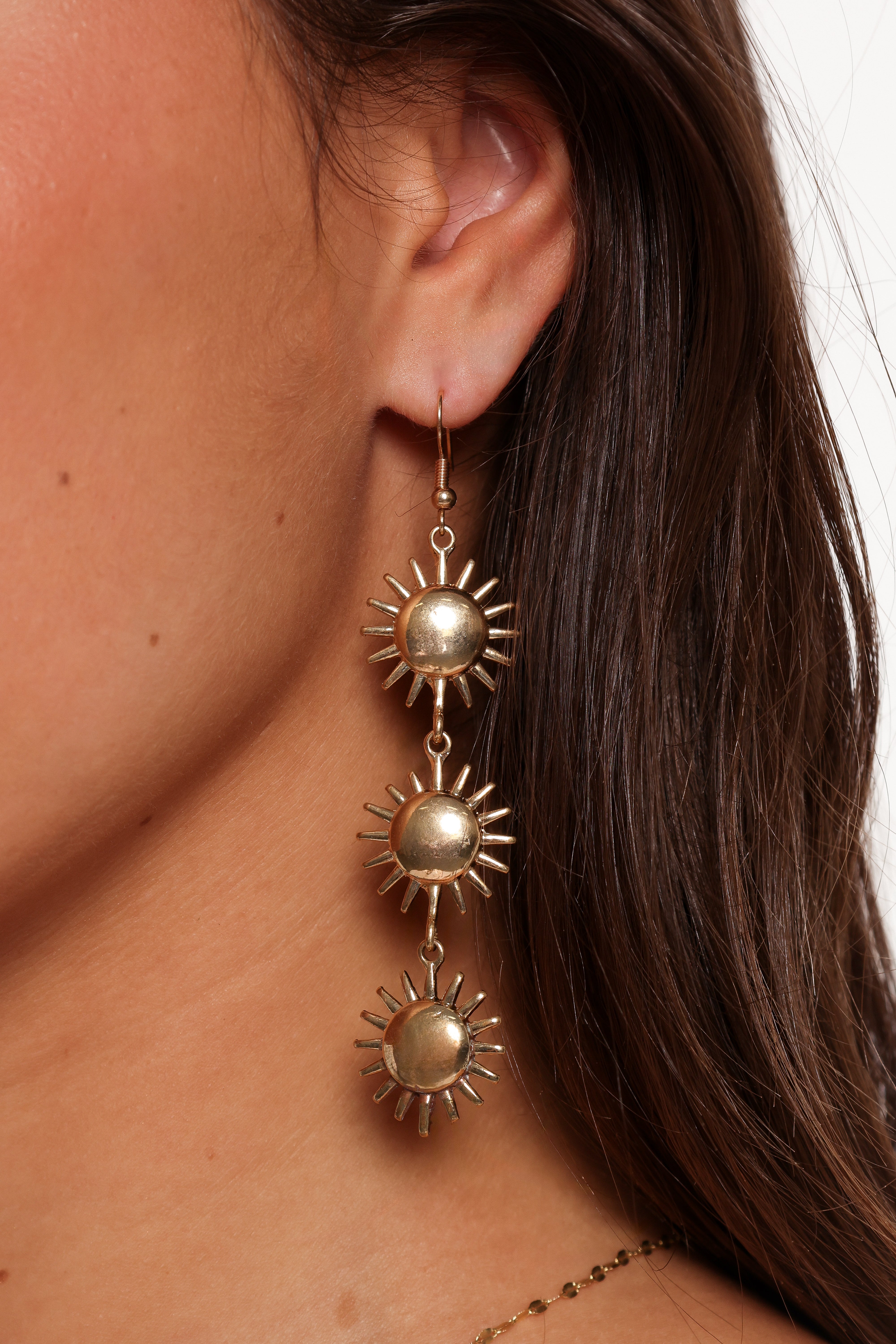 Alara Sun Earrings - Gold