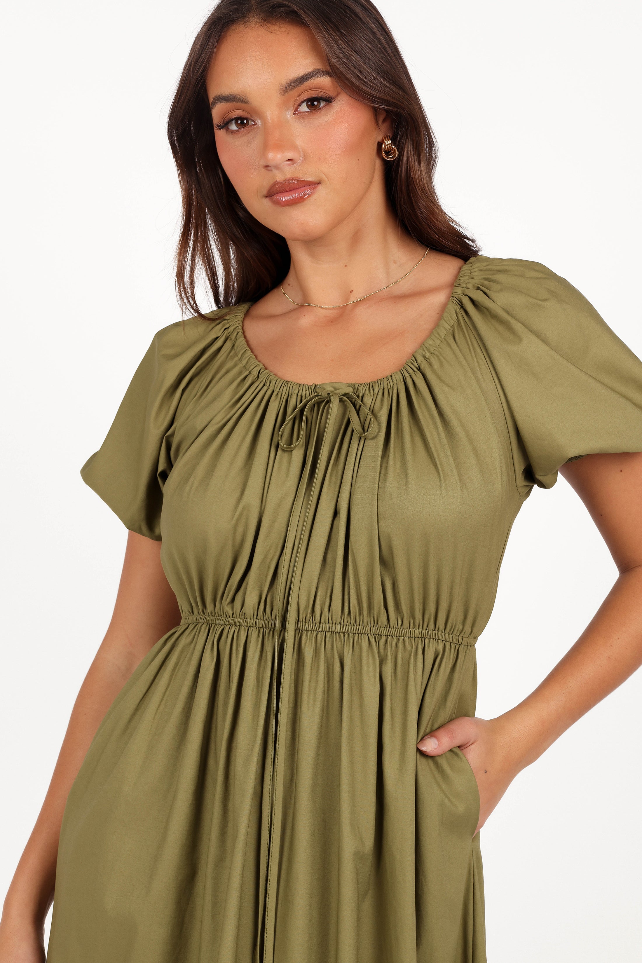 Juliana Maxi Dress - Olive