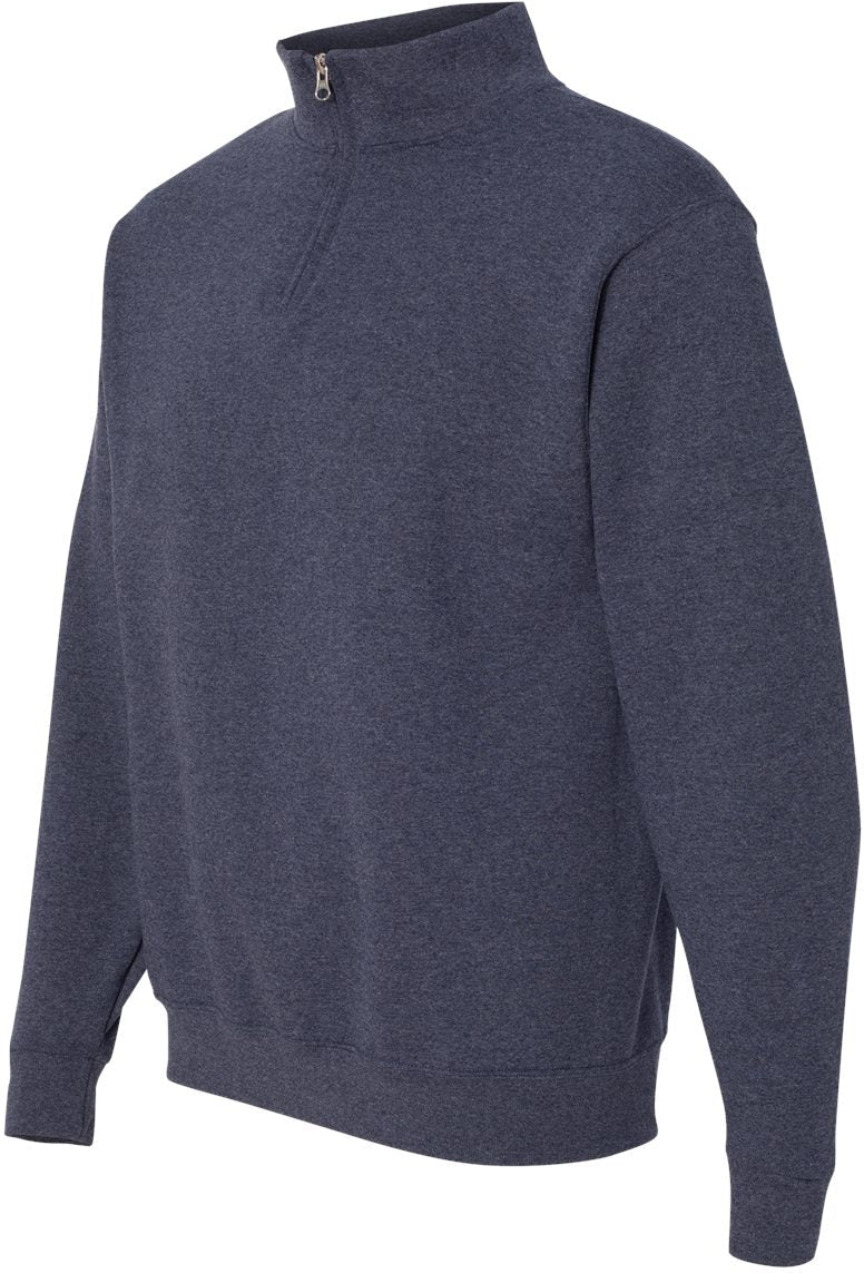 OUTLET-Jerzees Nublend Cadet Collar Quarter-Zip Sweatshirt