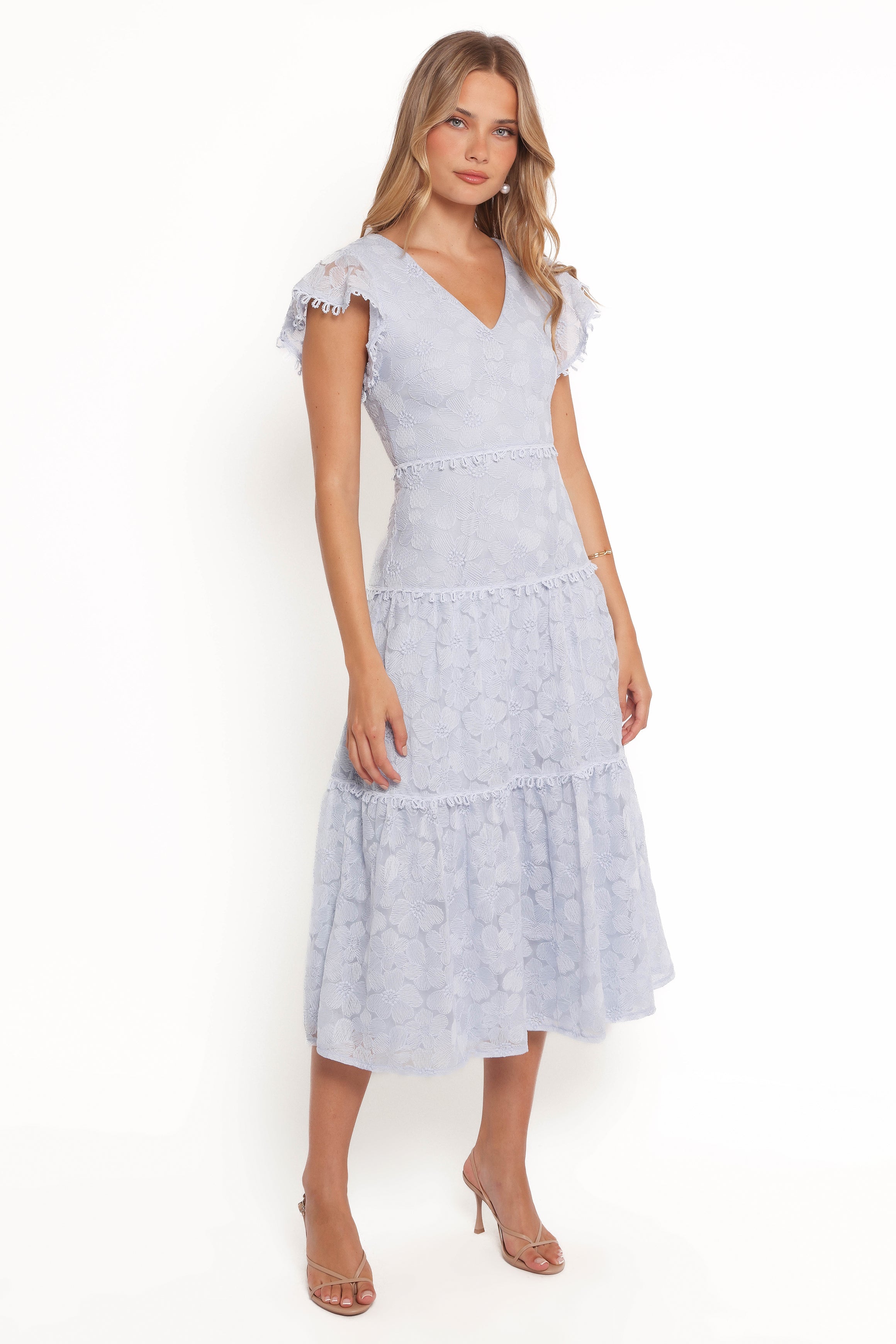 Asher Midi Dress - Blue