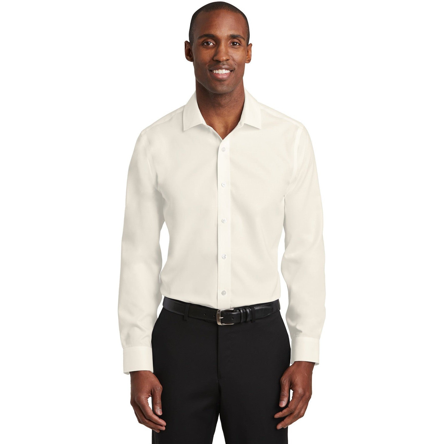 CLOSEOUT - Red House Slim Fit Pinpoint Oxford Non-Iron Shirt