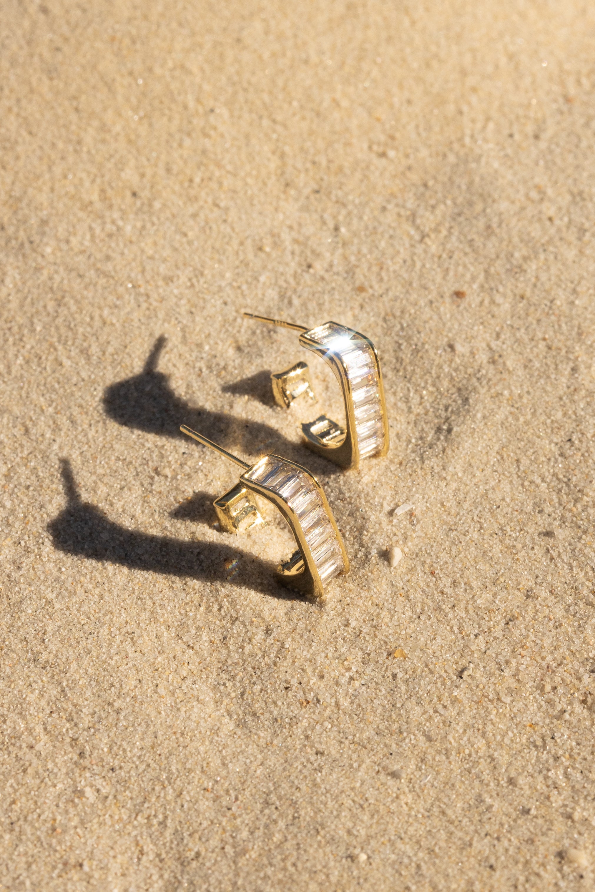 Tiffany Hoop Earrings - Gold