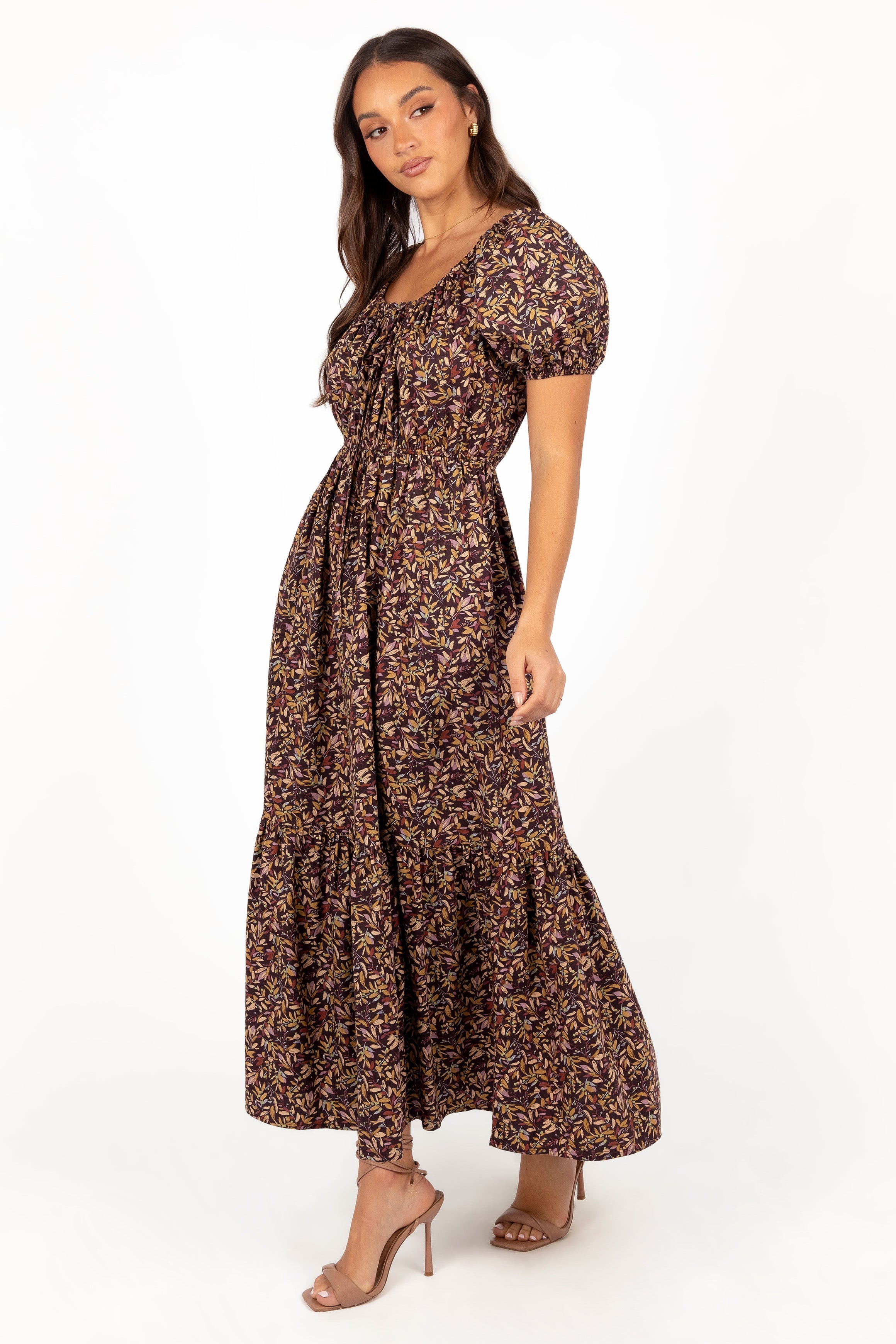 Juliana Maxi Dress - Plum Floral