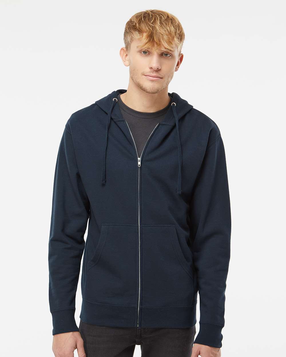 OUTLET-Independent Trading Co. Midweight Full-Zip Hooded Sweatshirt