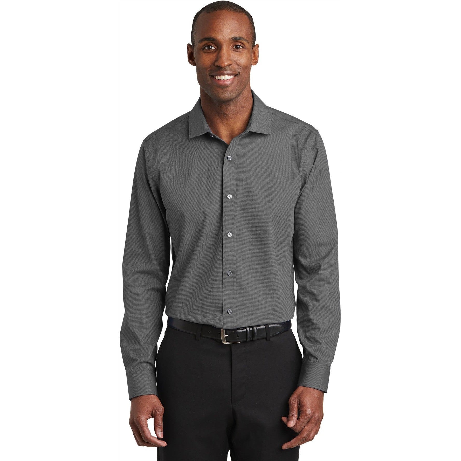 CLOSEOUT - Red House Slim Fit Nailhead Non-Iron Shirt