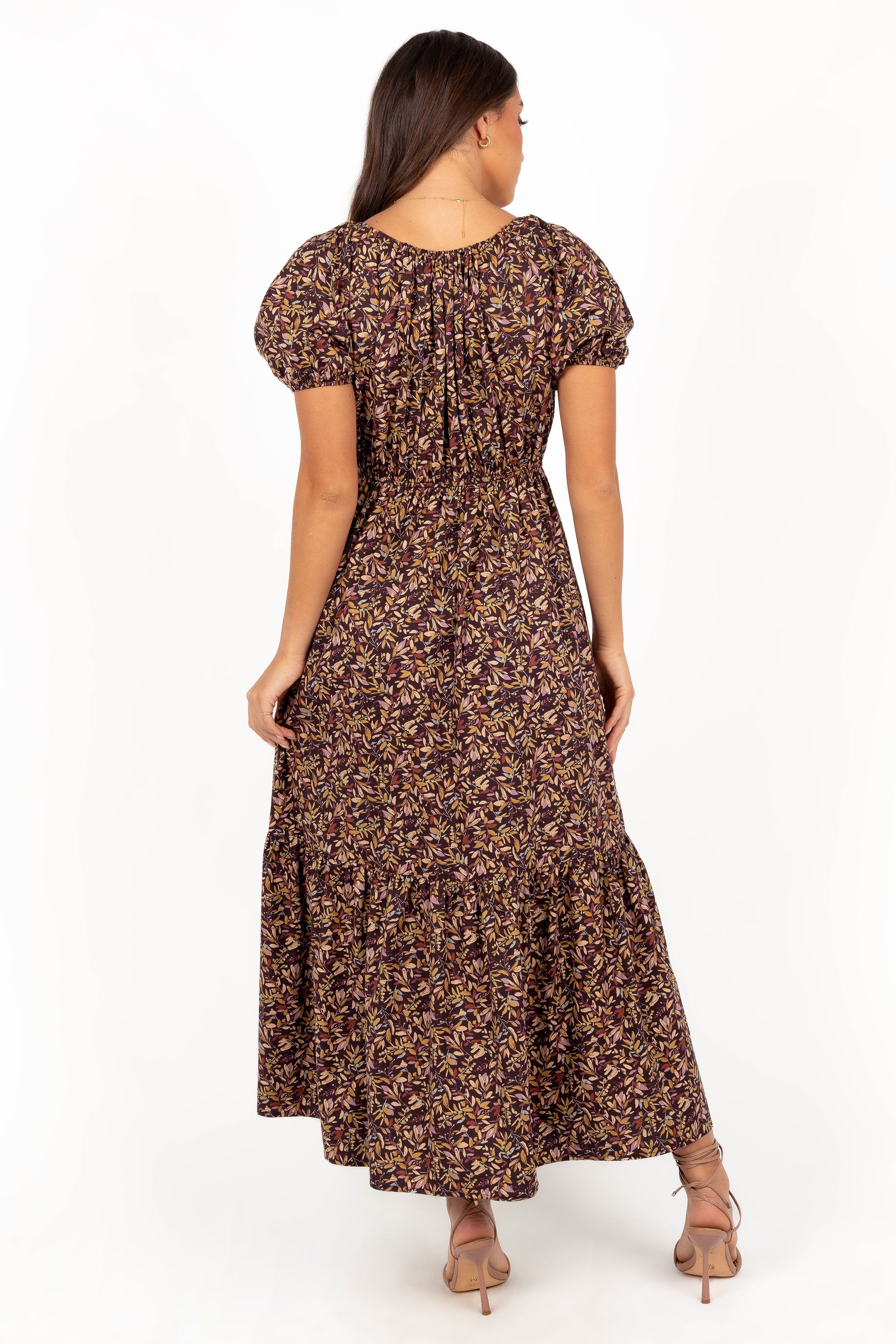 Juliana Maxi Dress - Plum Floral