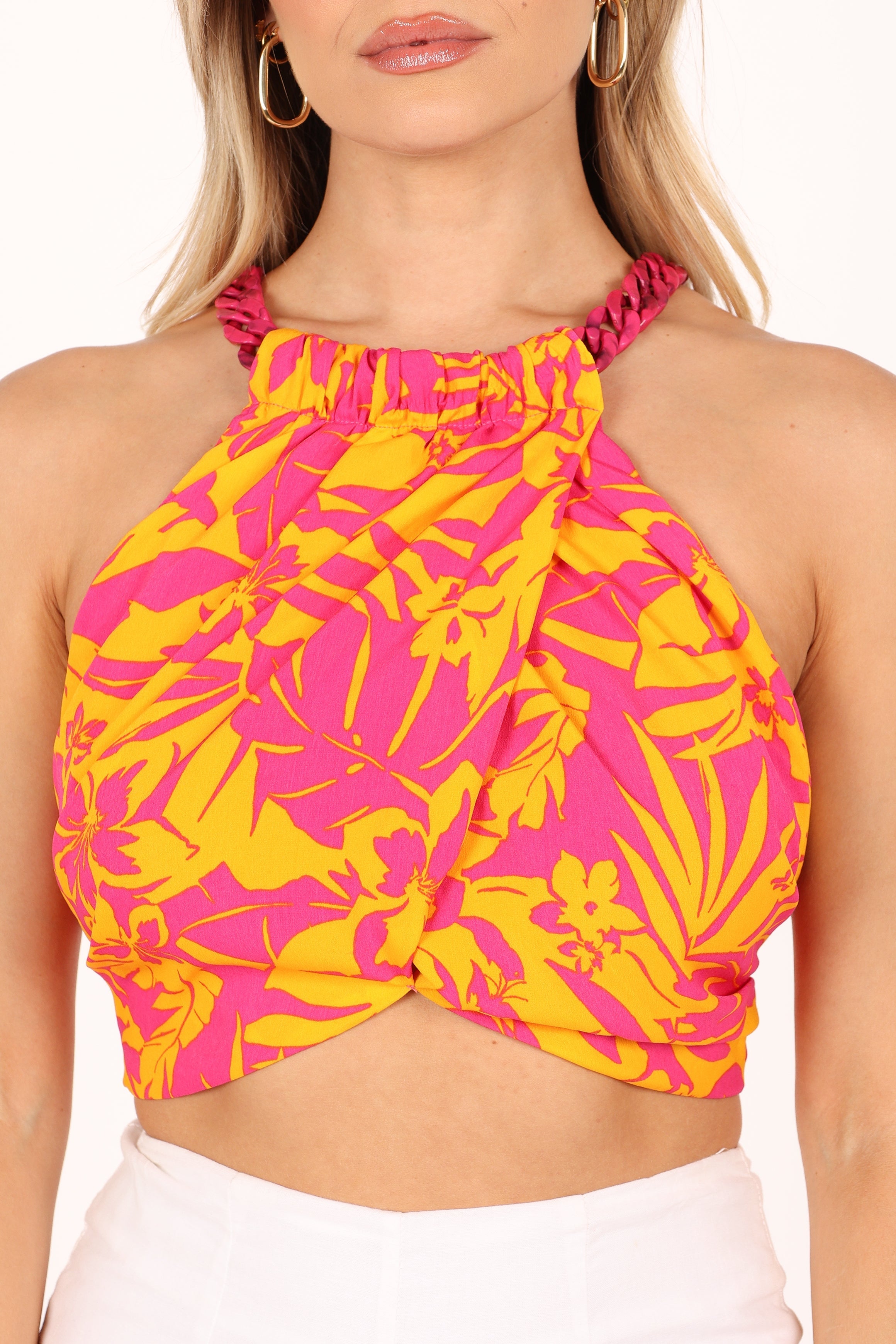 Russo Top - Hot Pink / Citrus