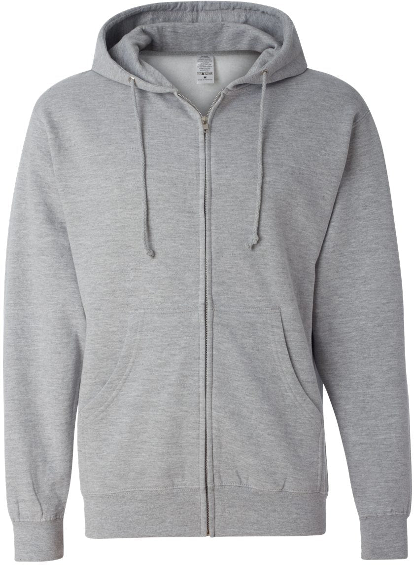 OUTLET-Independent Trading Co. Midweight Full-Zip Hooded Sweatshirt