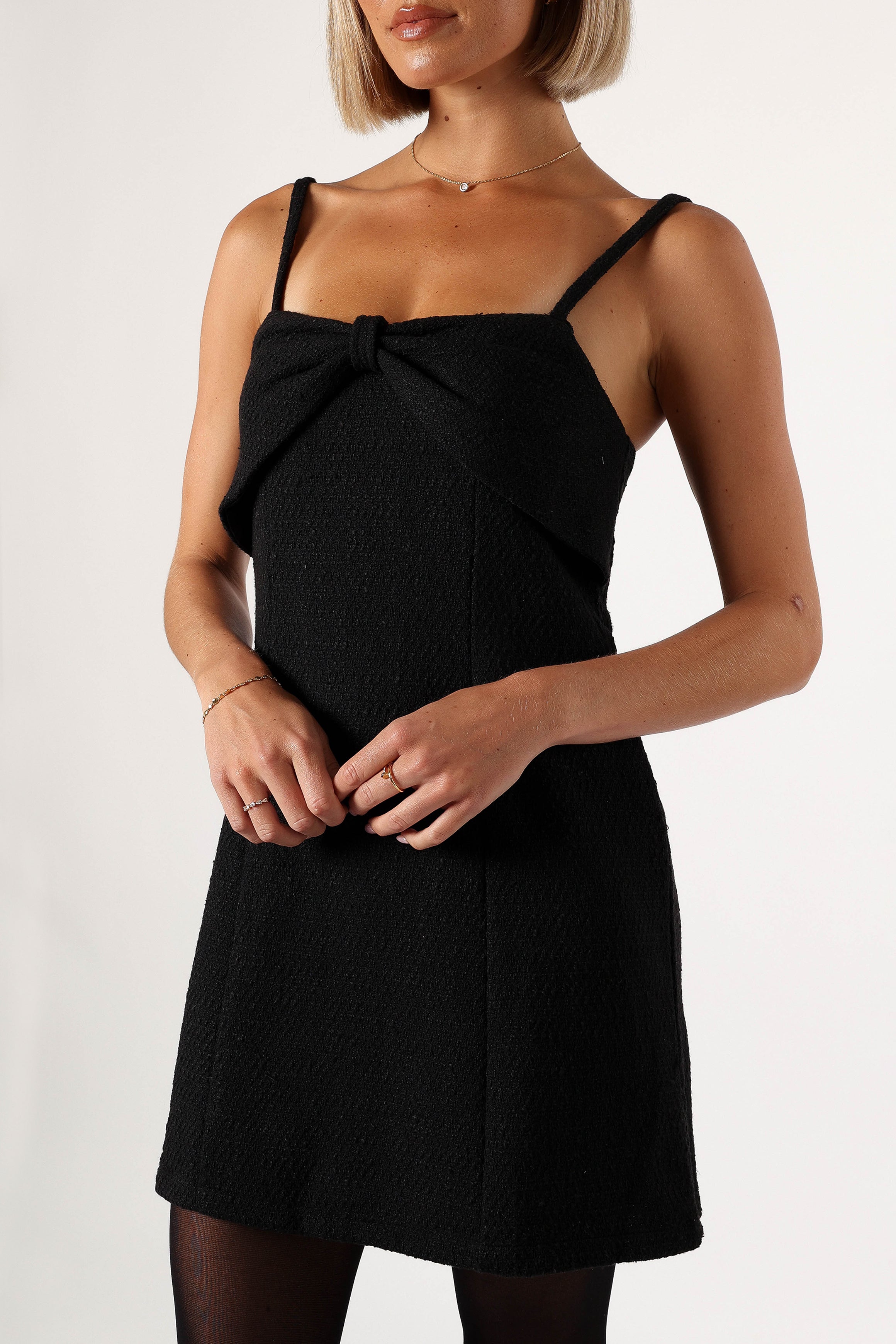 Adley Mini Dress - Black