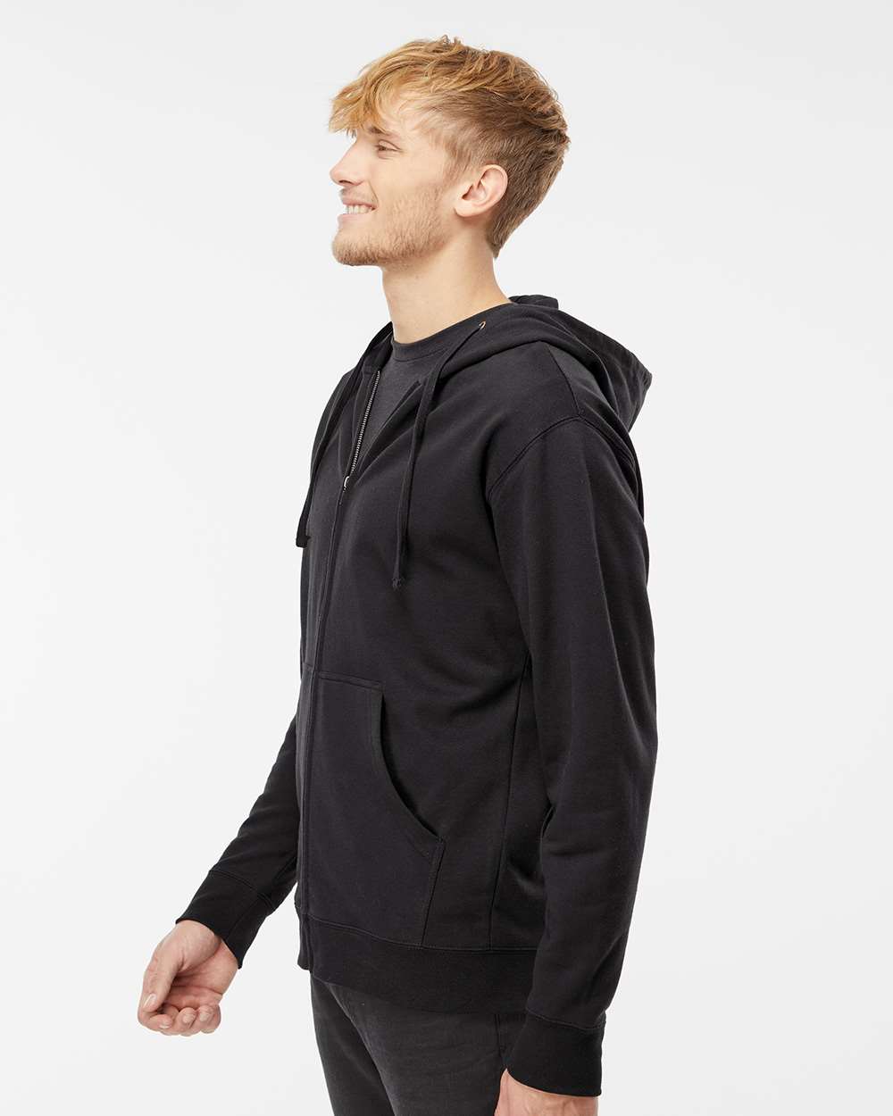 OUTLET-Independent Trading Co. Midweight Full-Zip Hooded Sweatshirt